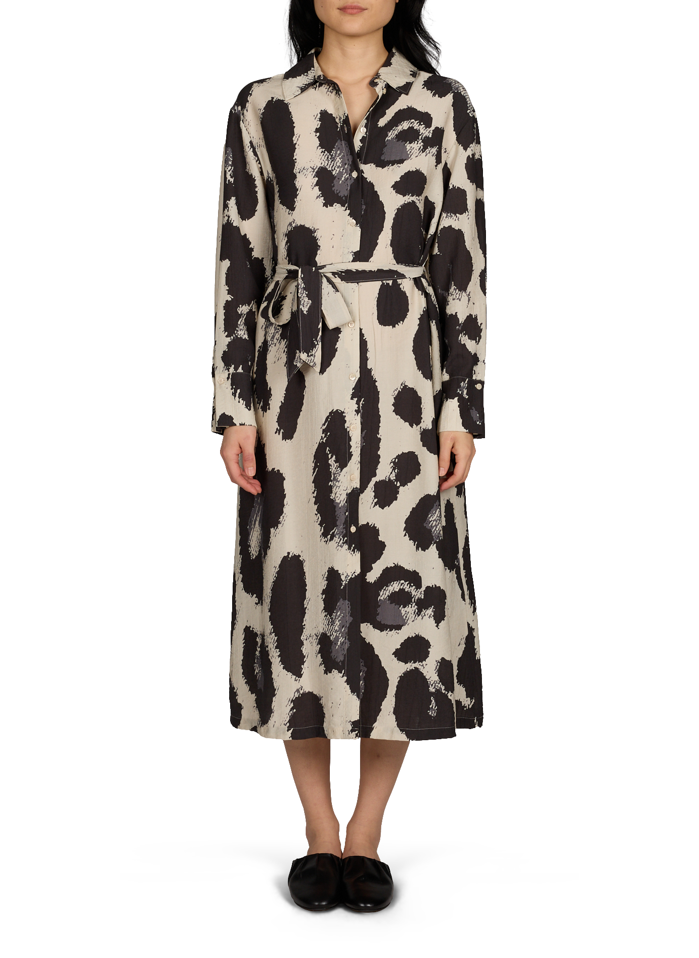 Mules Fantom en cuir de chèvre SAISON 1865 Noir