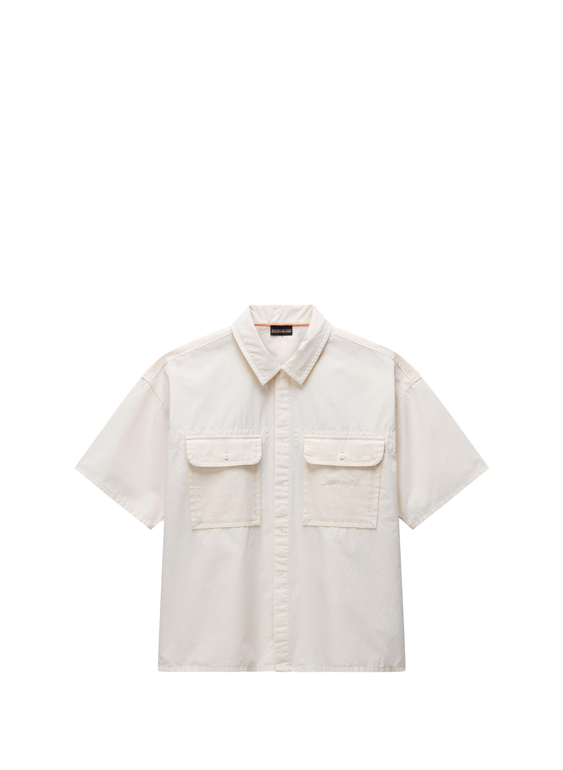 Chemise Oxide imprimée en coton NAPAPIJRI Blanc