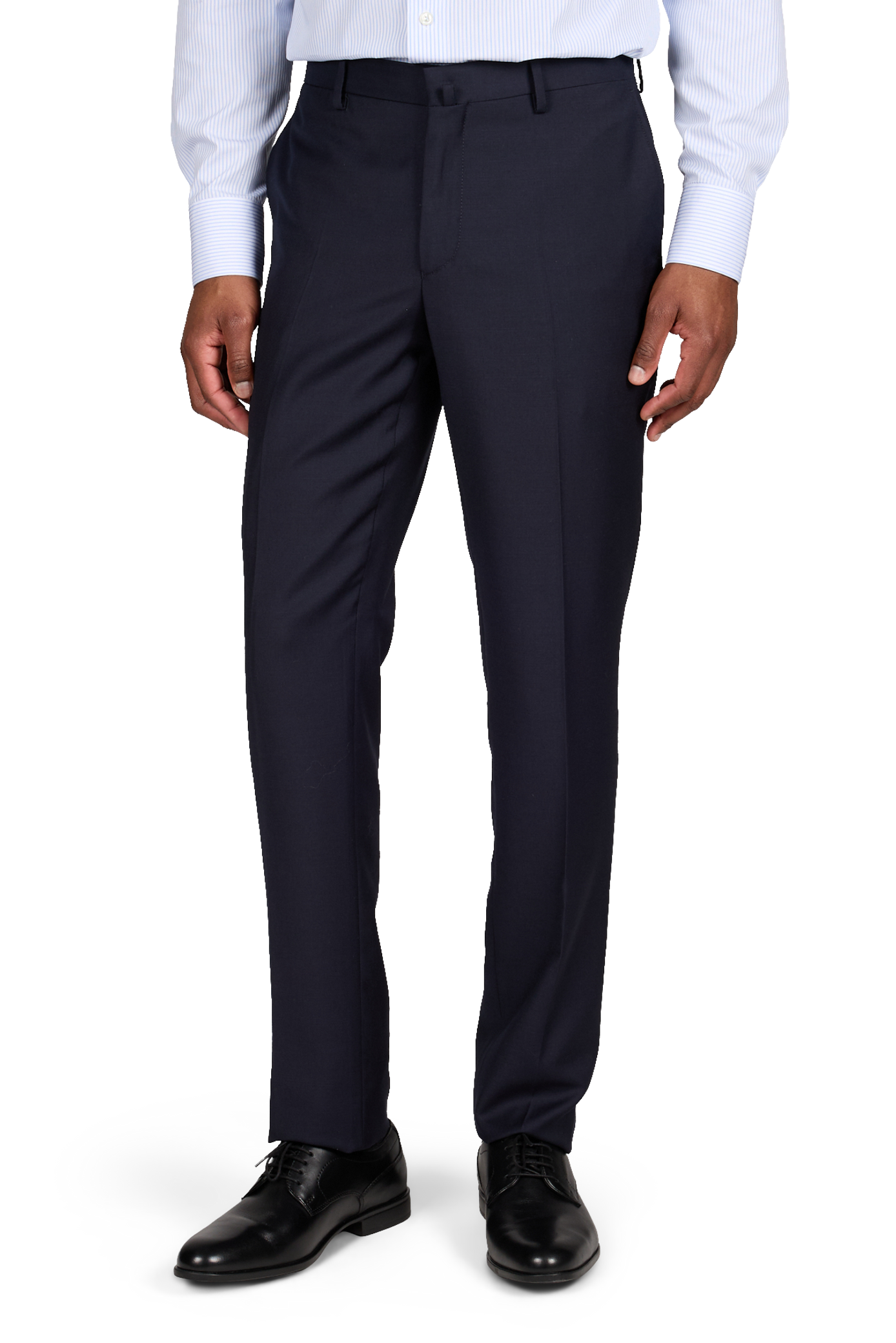 Pantalon de costume ajusté en laine HACKETT Bleu