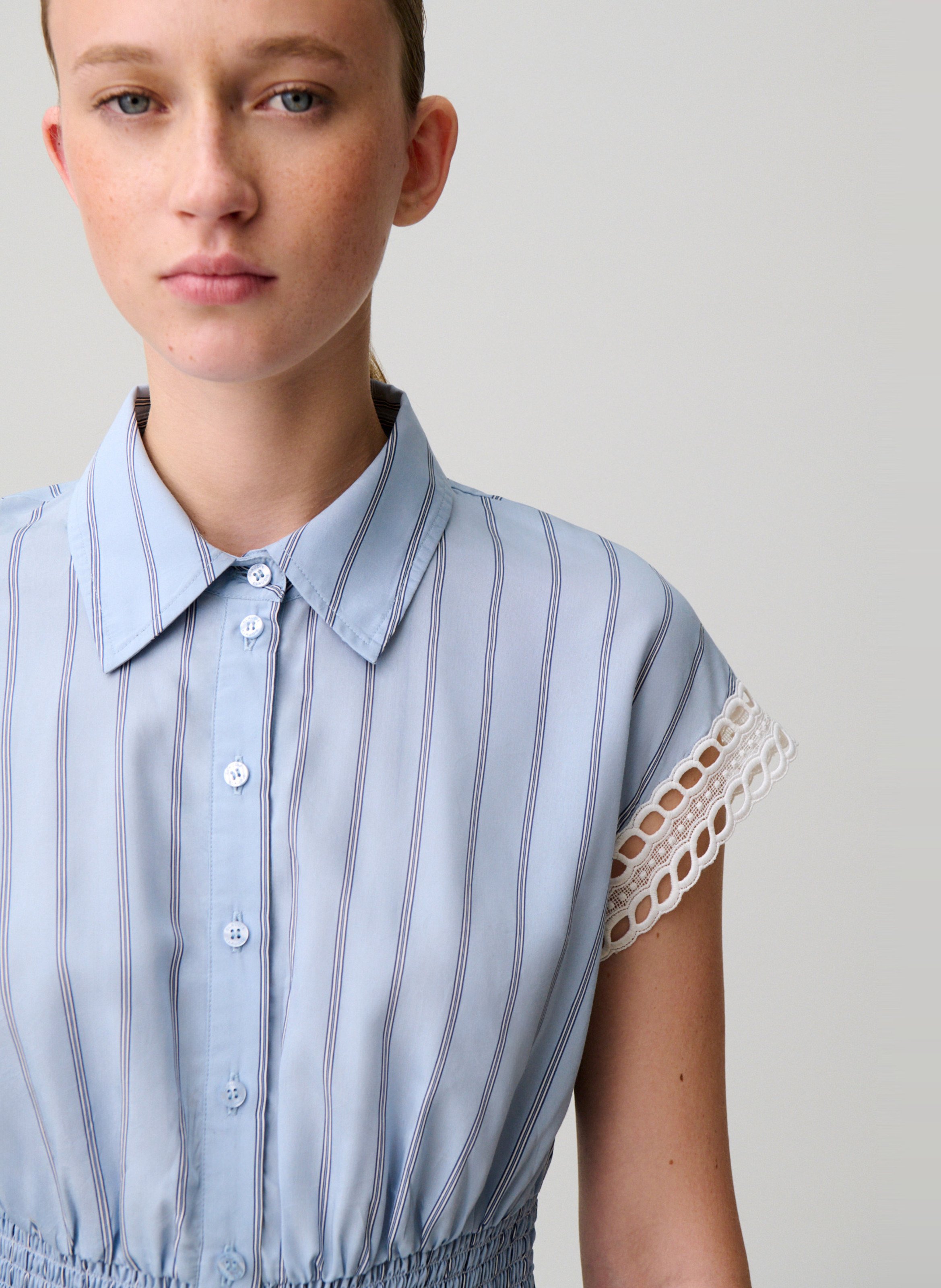 Chemise cintrée à rayures CLAUDIE PIERLOT Multicolore