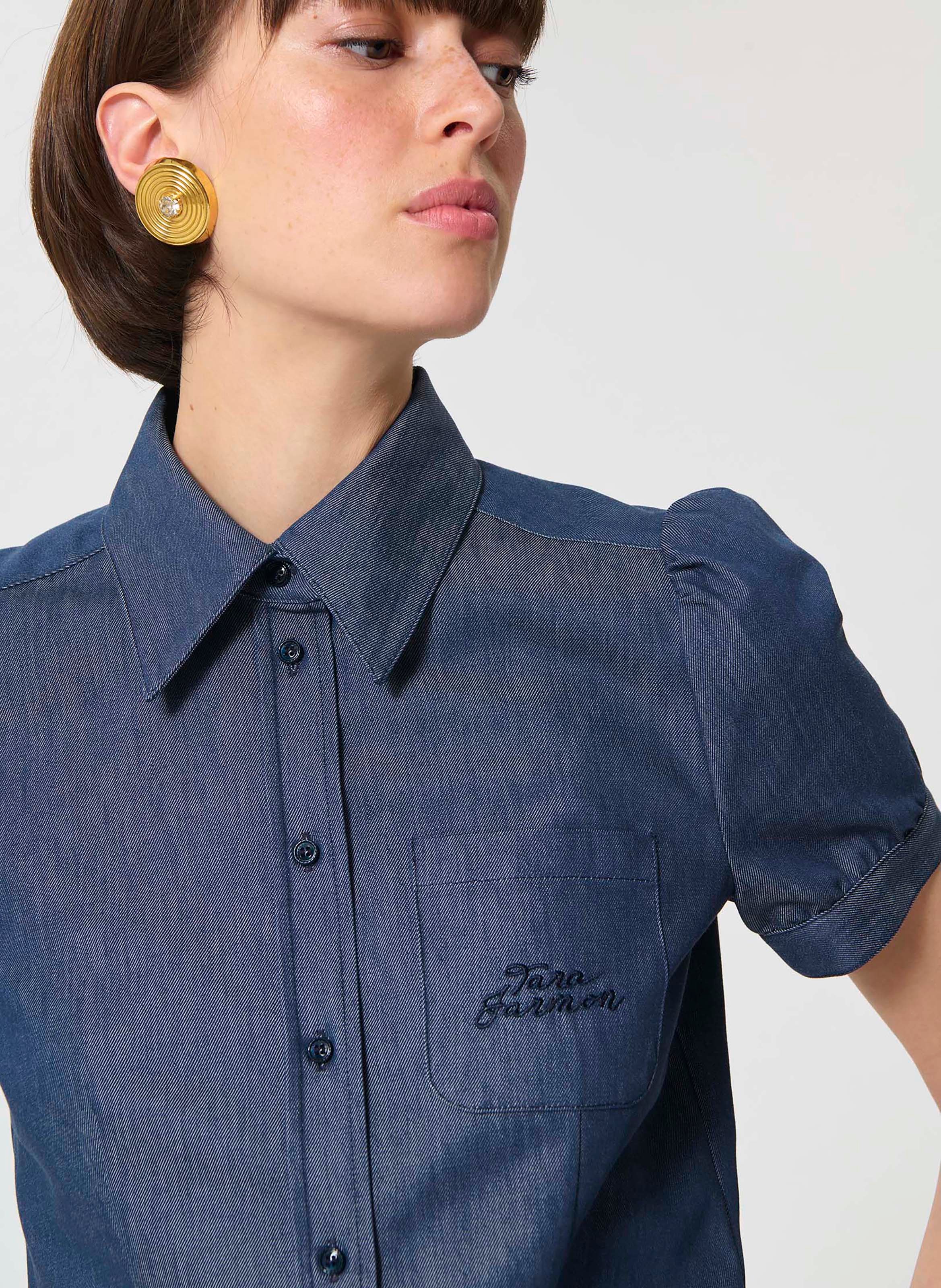 Chemise coly TARA JARMON Bleu