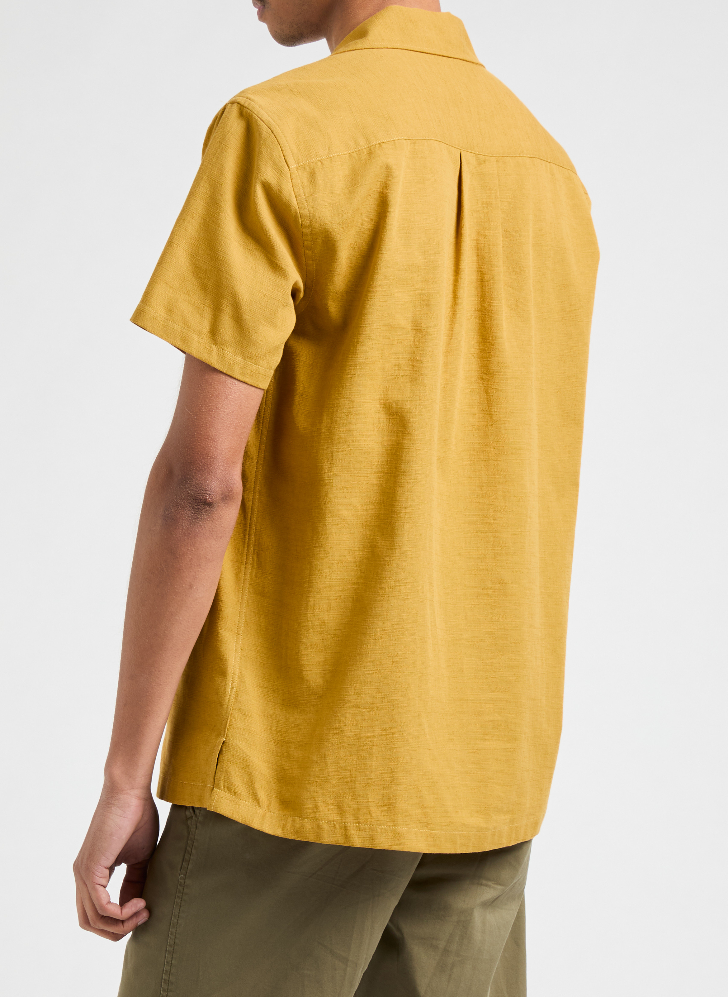 Chemise en coton AU PRINTEMPS PARIS Jaune