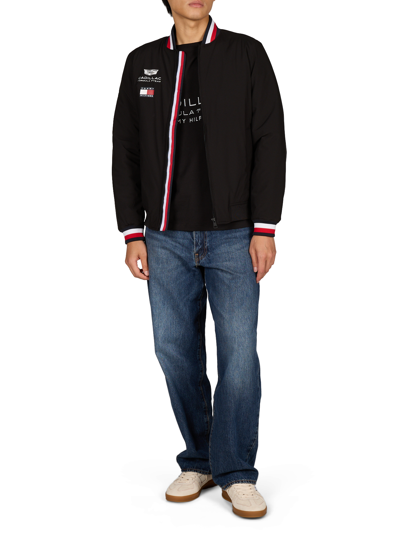 Blouson Cadillac F1 Team à logo  TOMMY HILFIGER Noir