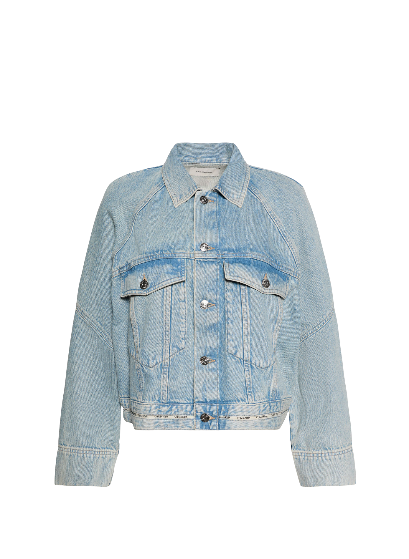 Jeansjacke aus Baumwolle CALVIN KLEIN Blau