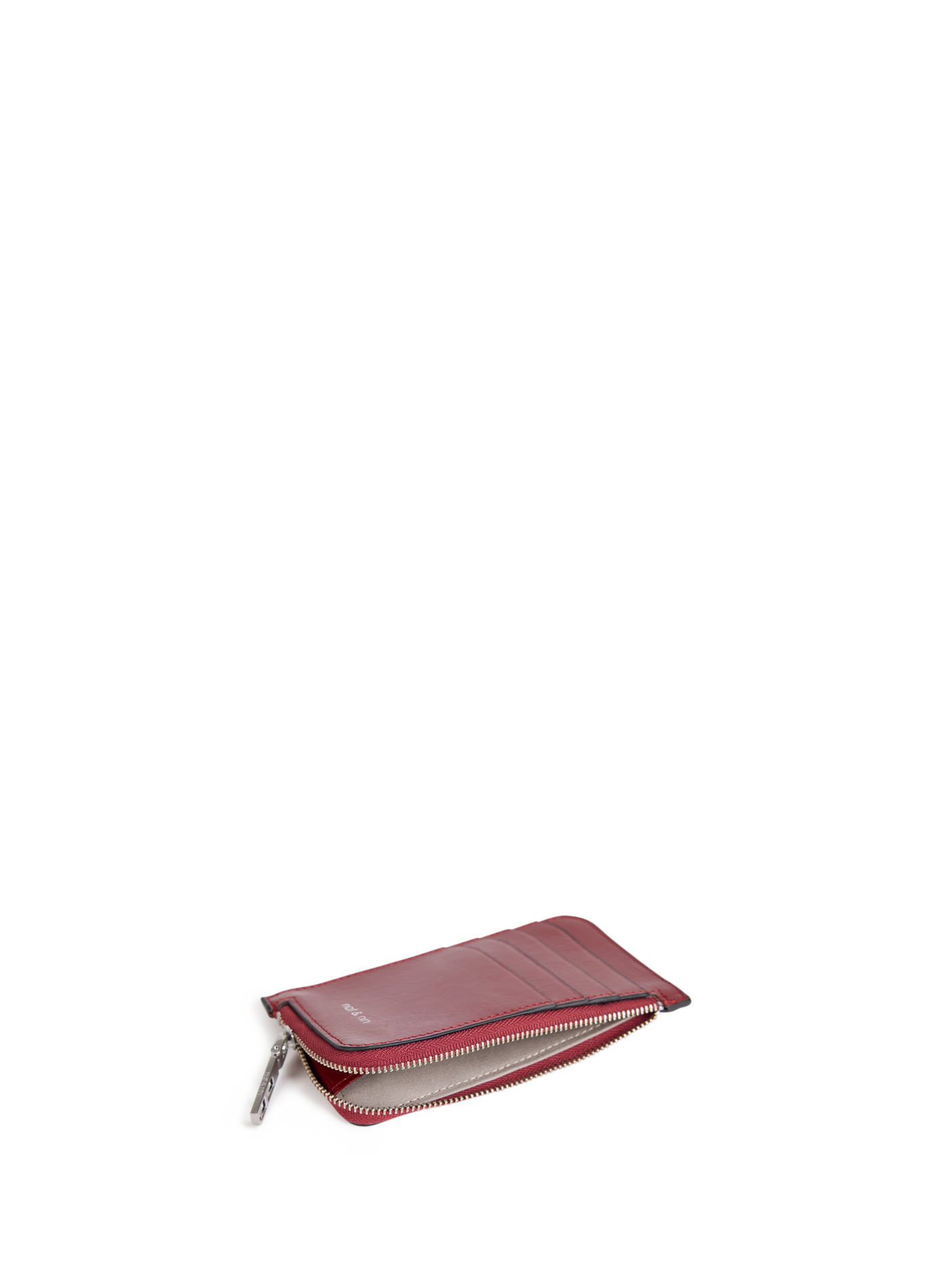 Lederkartenhalter | Rot NAT & NIN Damen