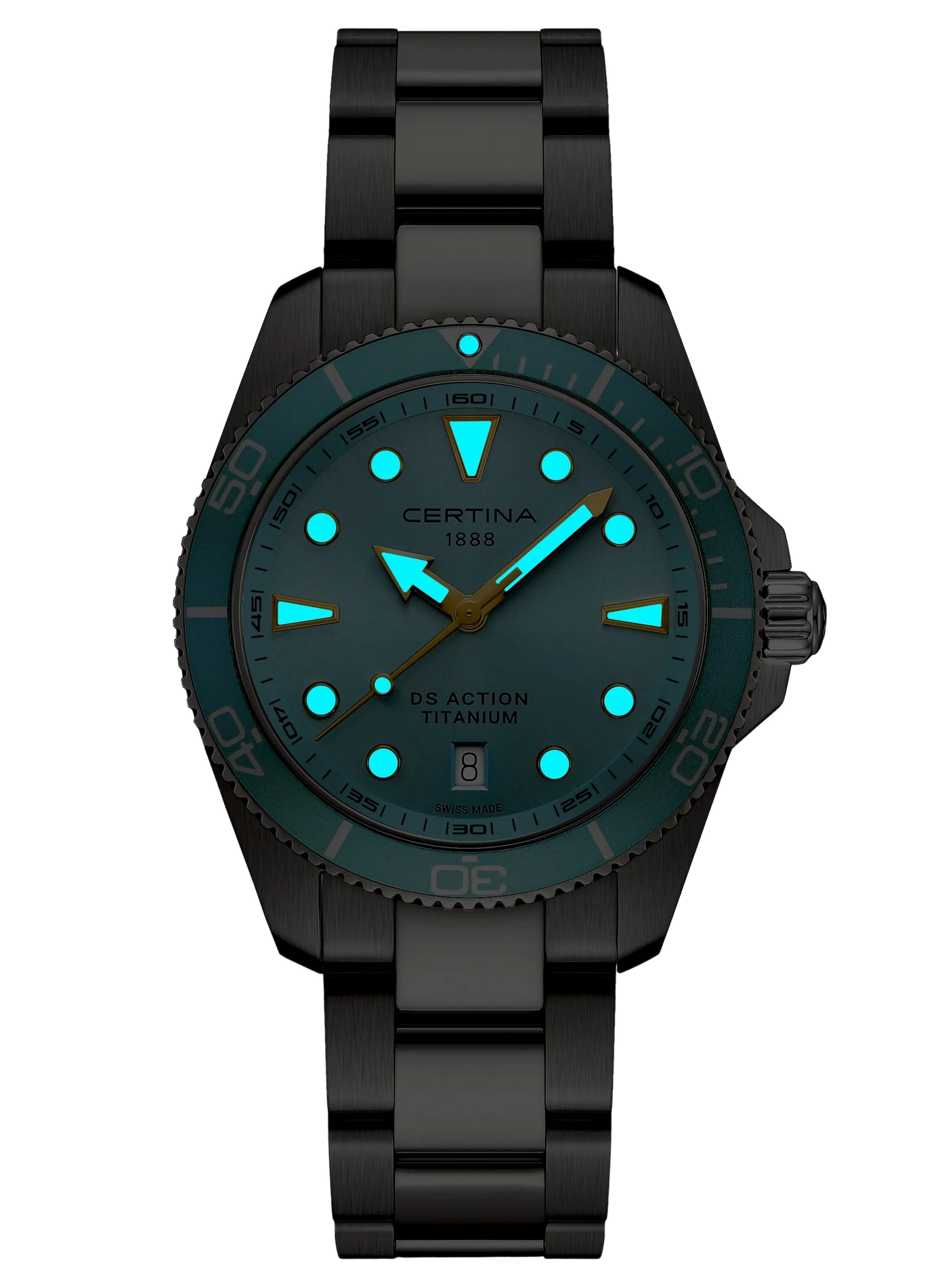 Montre automatique DS ACTION en titane CERTINA Bleu