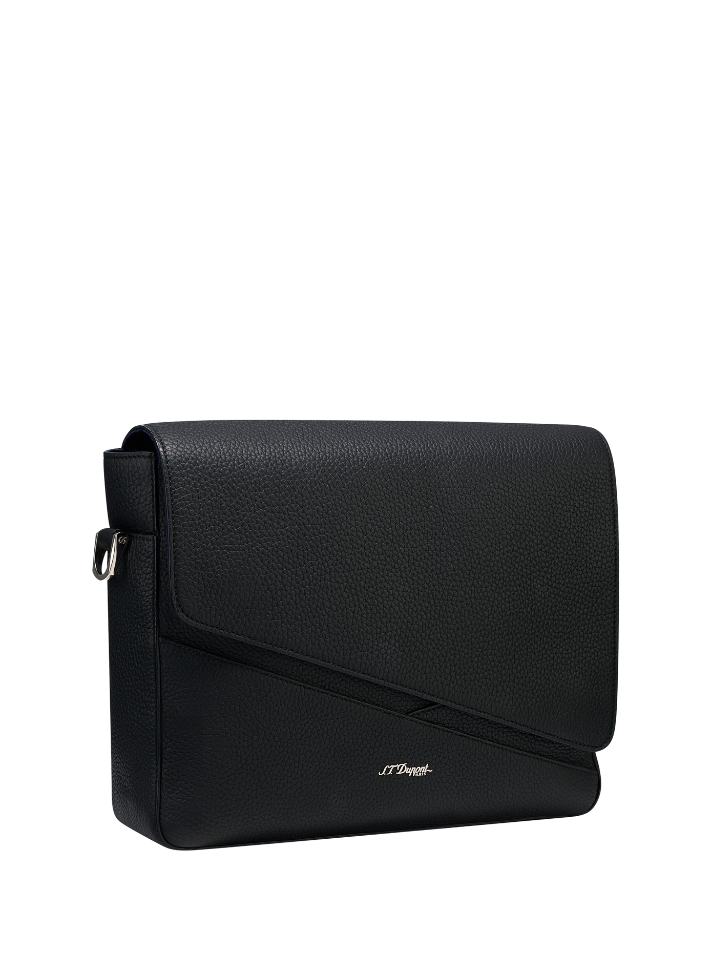 Neo Capsule leather messenger bag S.T. DUPONT Black