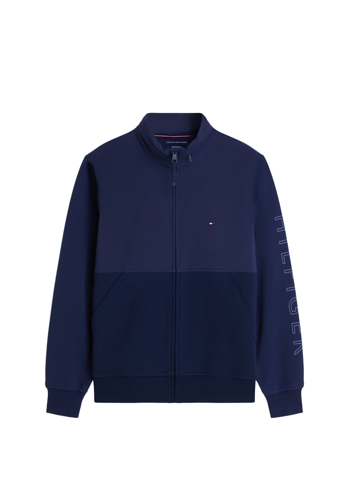 Sweatshirt mit Logo aus Baumwollmischung TOMMY HILFIGER Blau