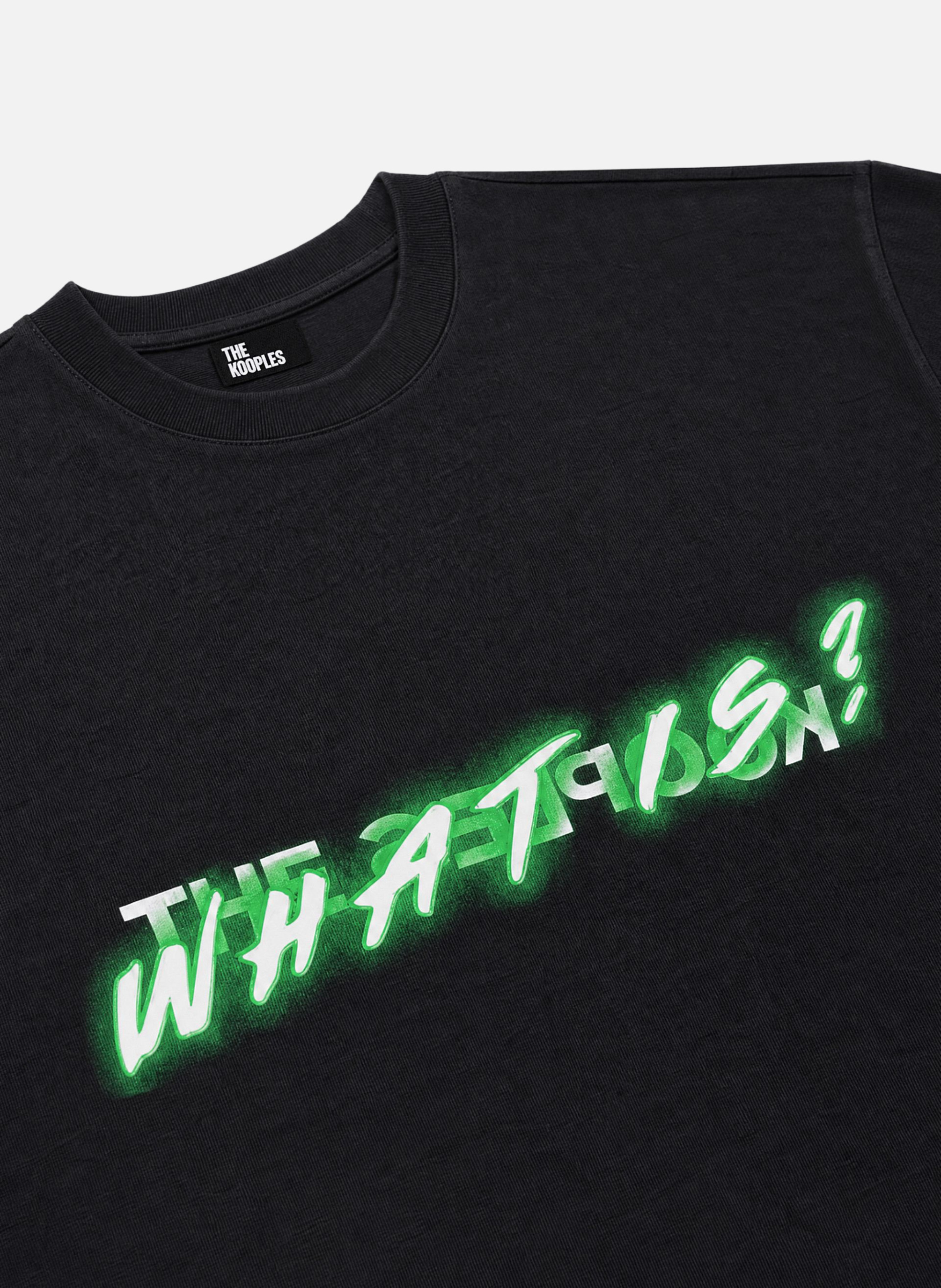 T-shirt what is fluo THE KOOPLES Noir