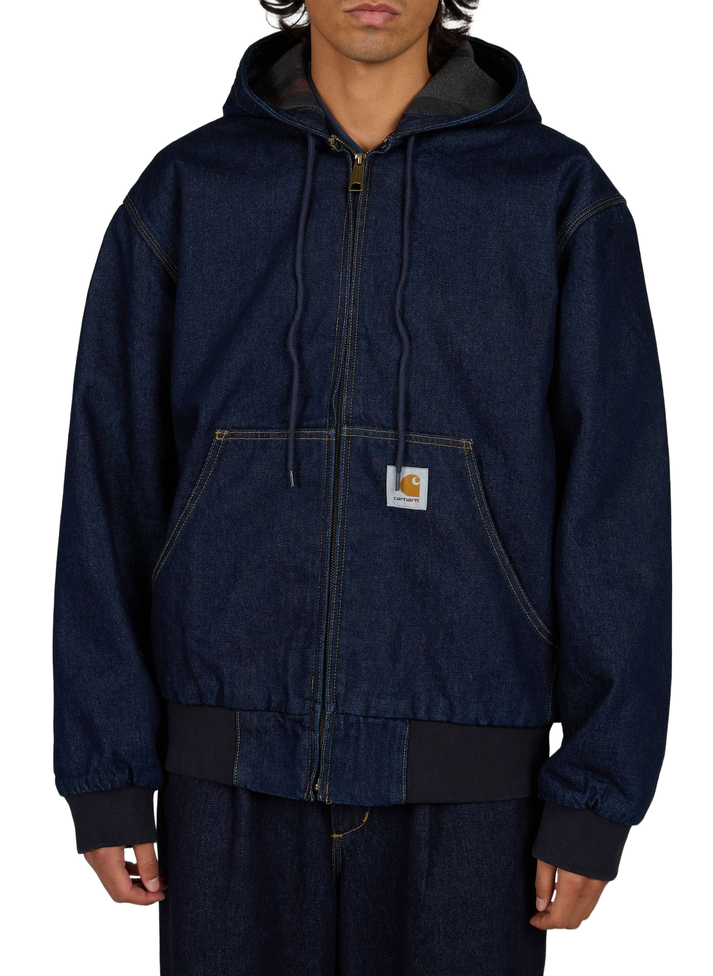 Jeansjacke aus Baumwolle CARHARTT WIP Blau