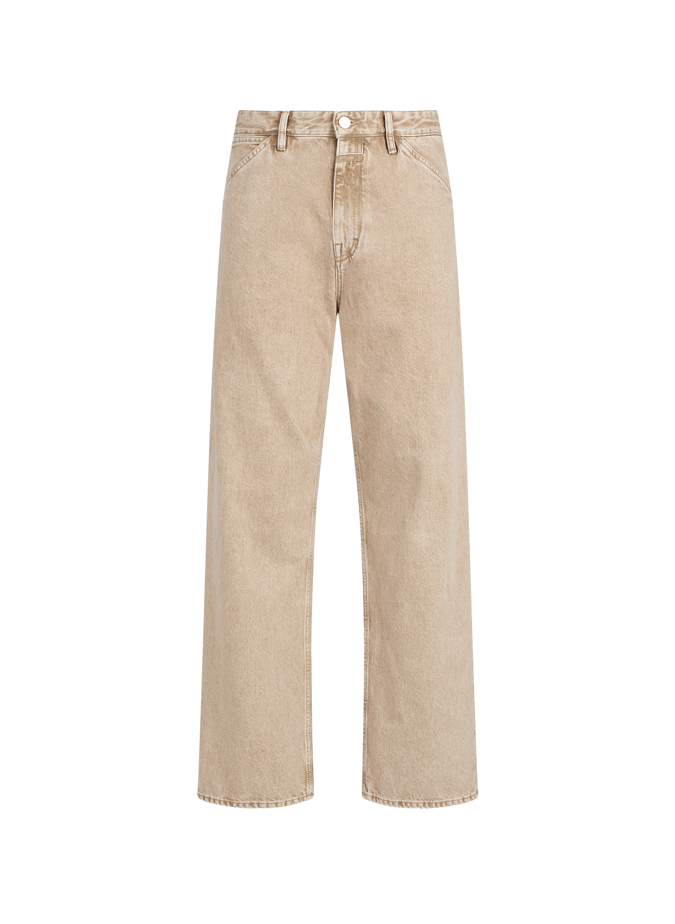 Jean ample en coton CLOSED Beige