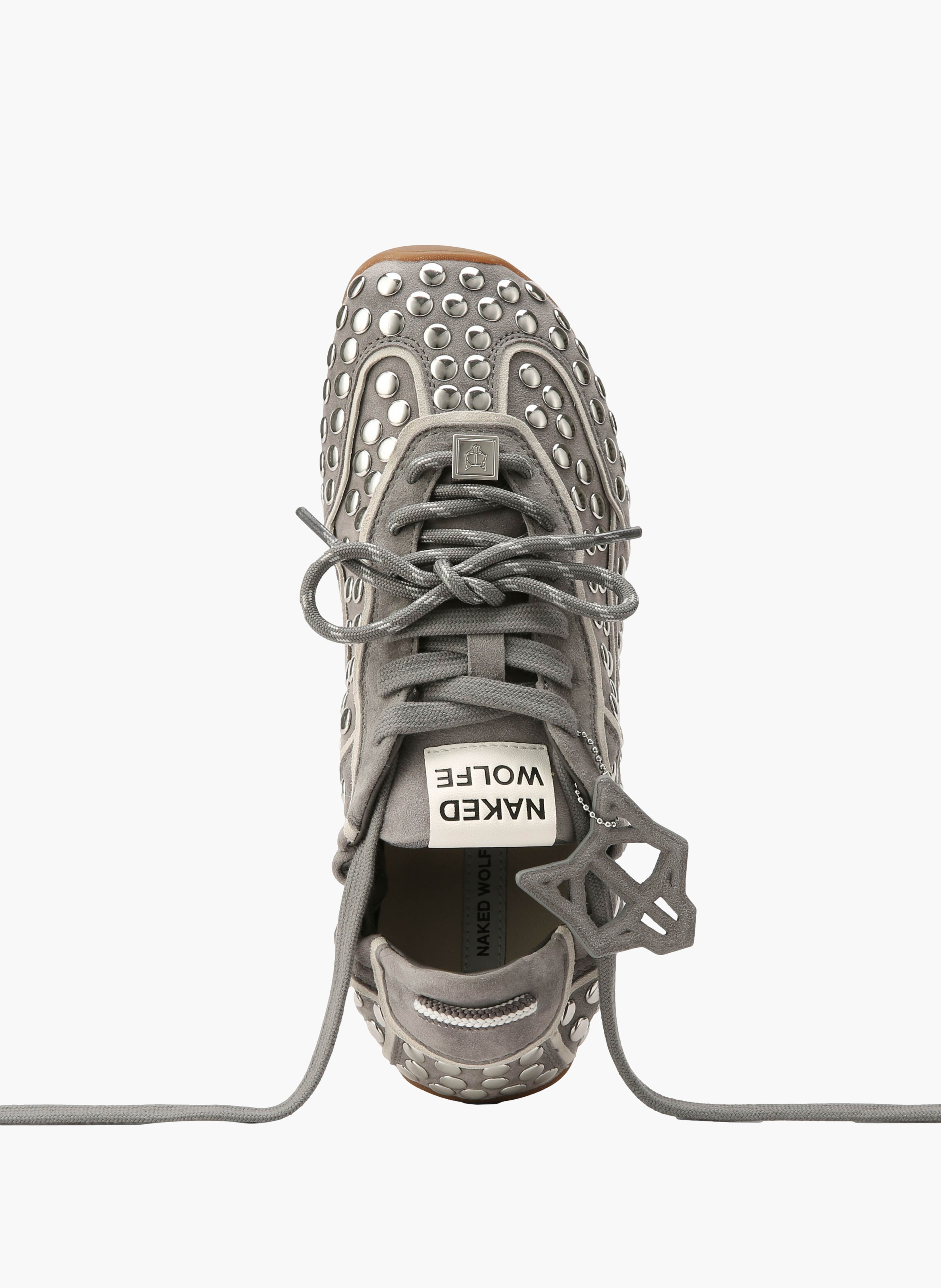 Soul-sneakers met studs NAKED WOLFE Grijs