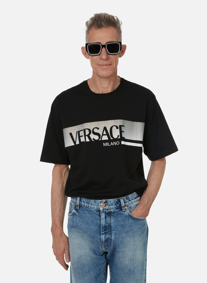 T-shirt with logo VERSACE