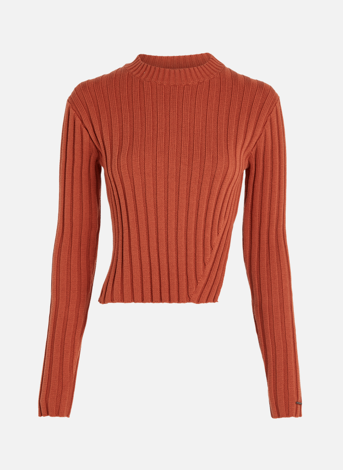 CALVIN KLEIN asymmetrical tight-fitting sweater