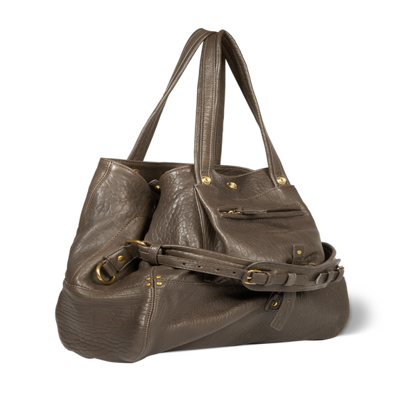 Jérôme Dreyfuss Billy M Leather Handbag In Brown