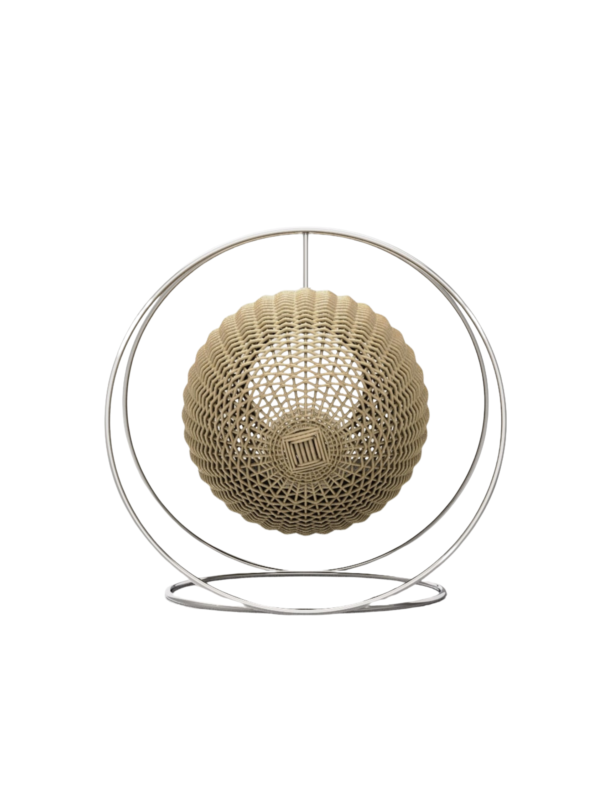 Solar wicker cat tree Beige