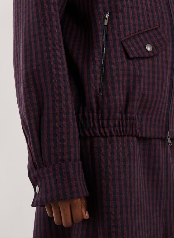 Veste à carreaux en laine | Multicolore by TIBI Veste à carreaux en laine Multicolore