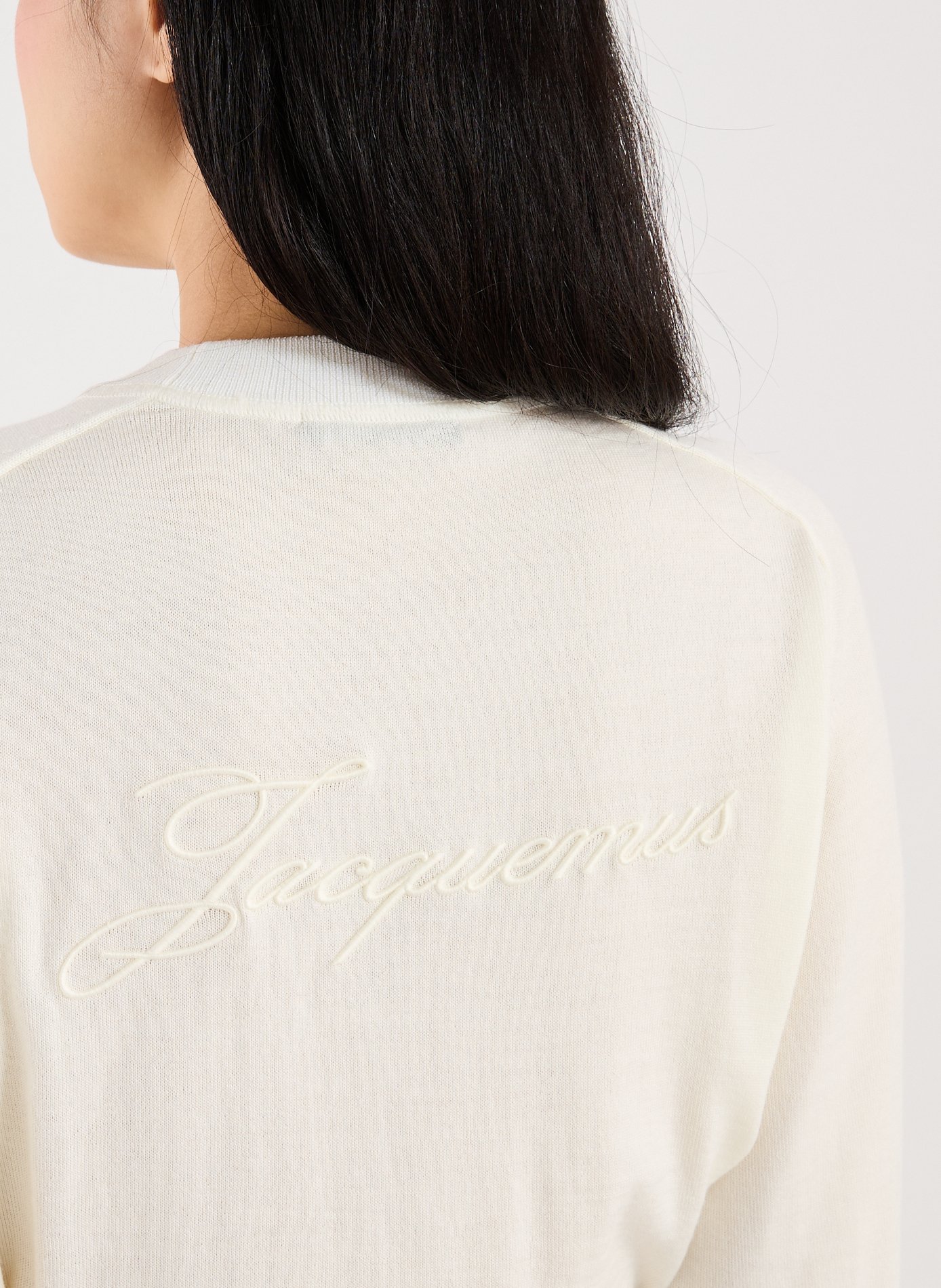 Wool sweatshirt JACQUEMUS White