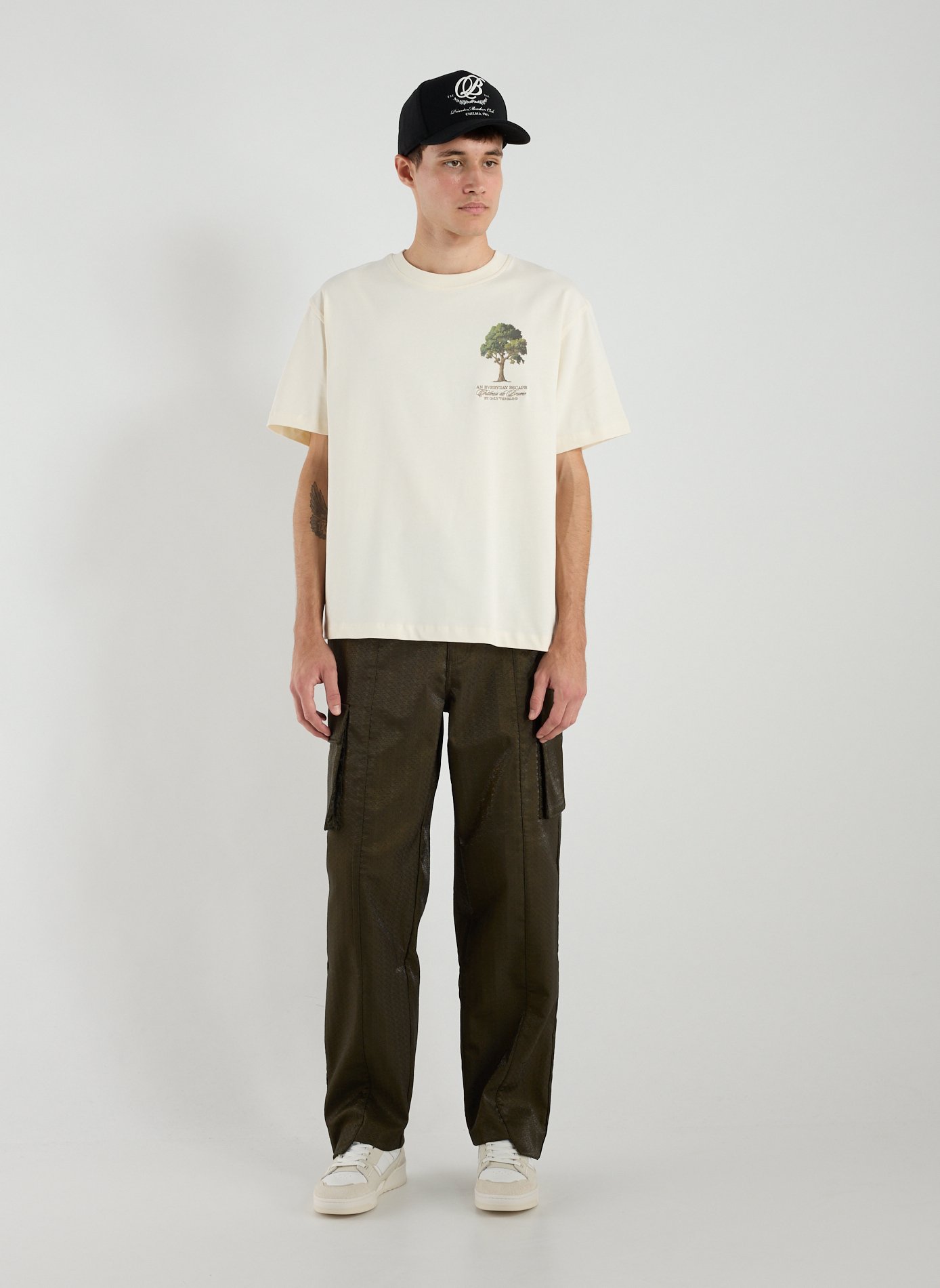 Château de Brume cotton T-shirt ONLY THE BLIND Beige