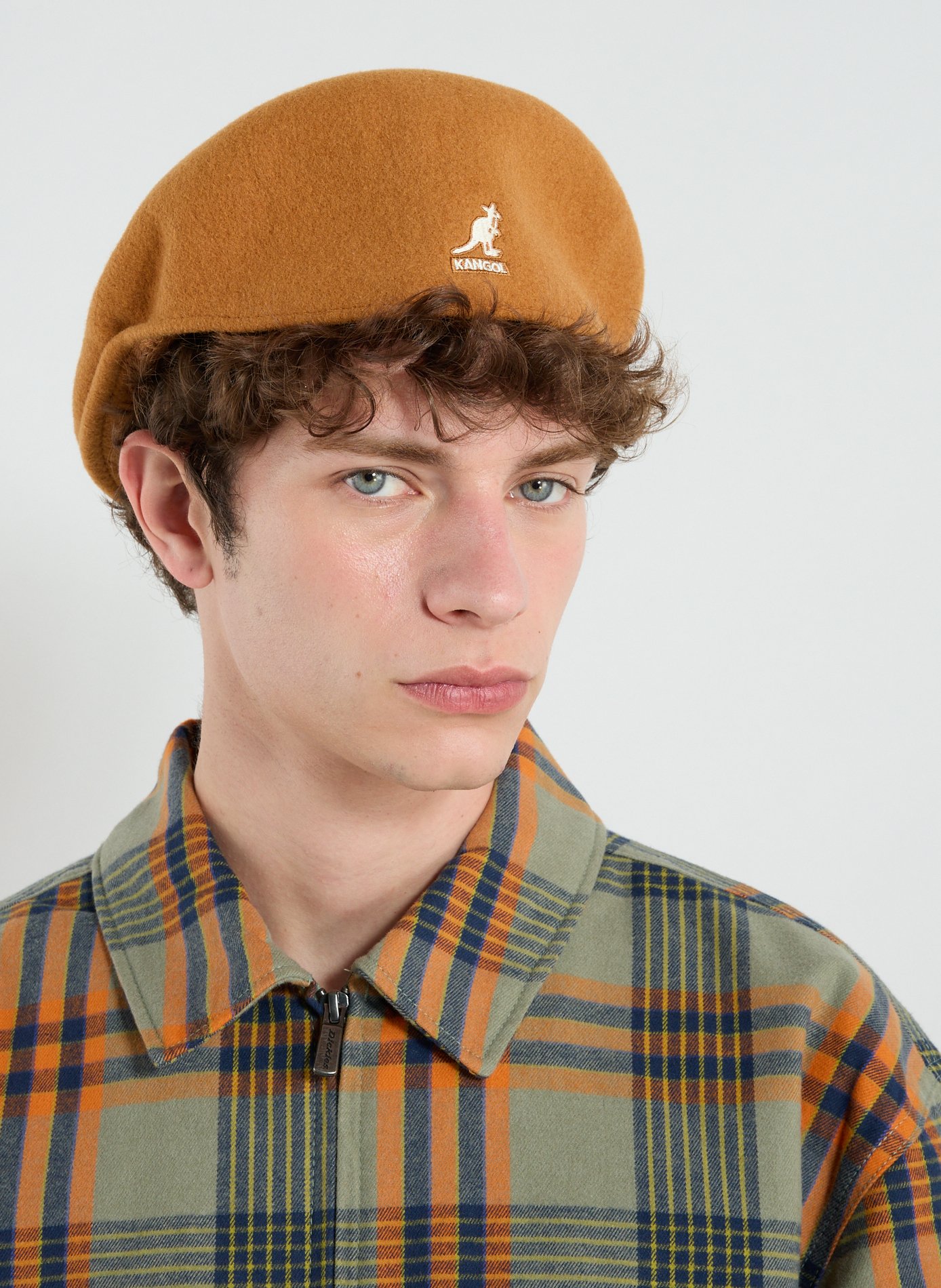 Wool beret KANGOL Brown