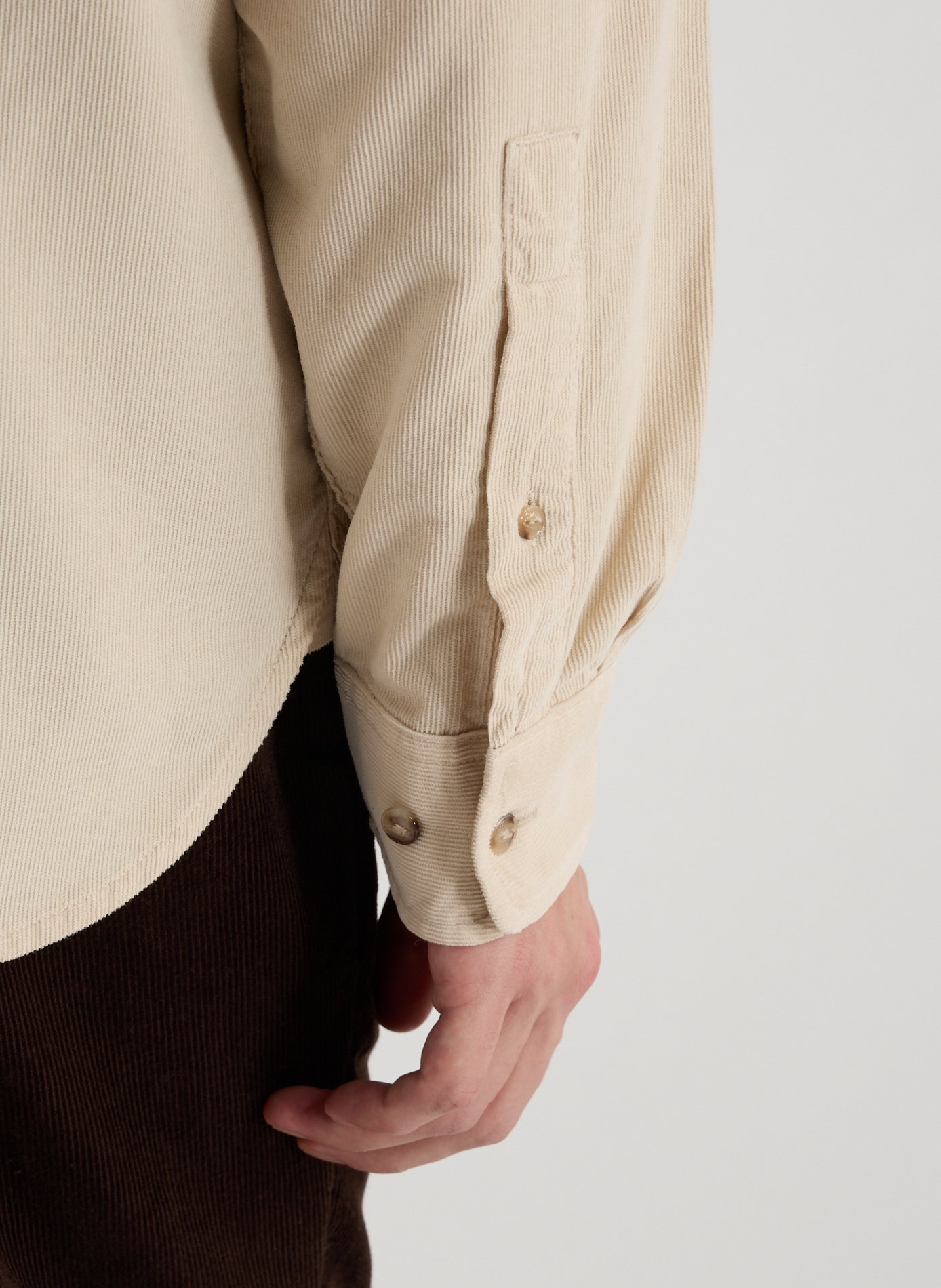 Chemise en velours côtelé  WOOLRICH Beige