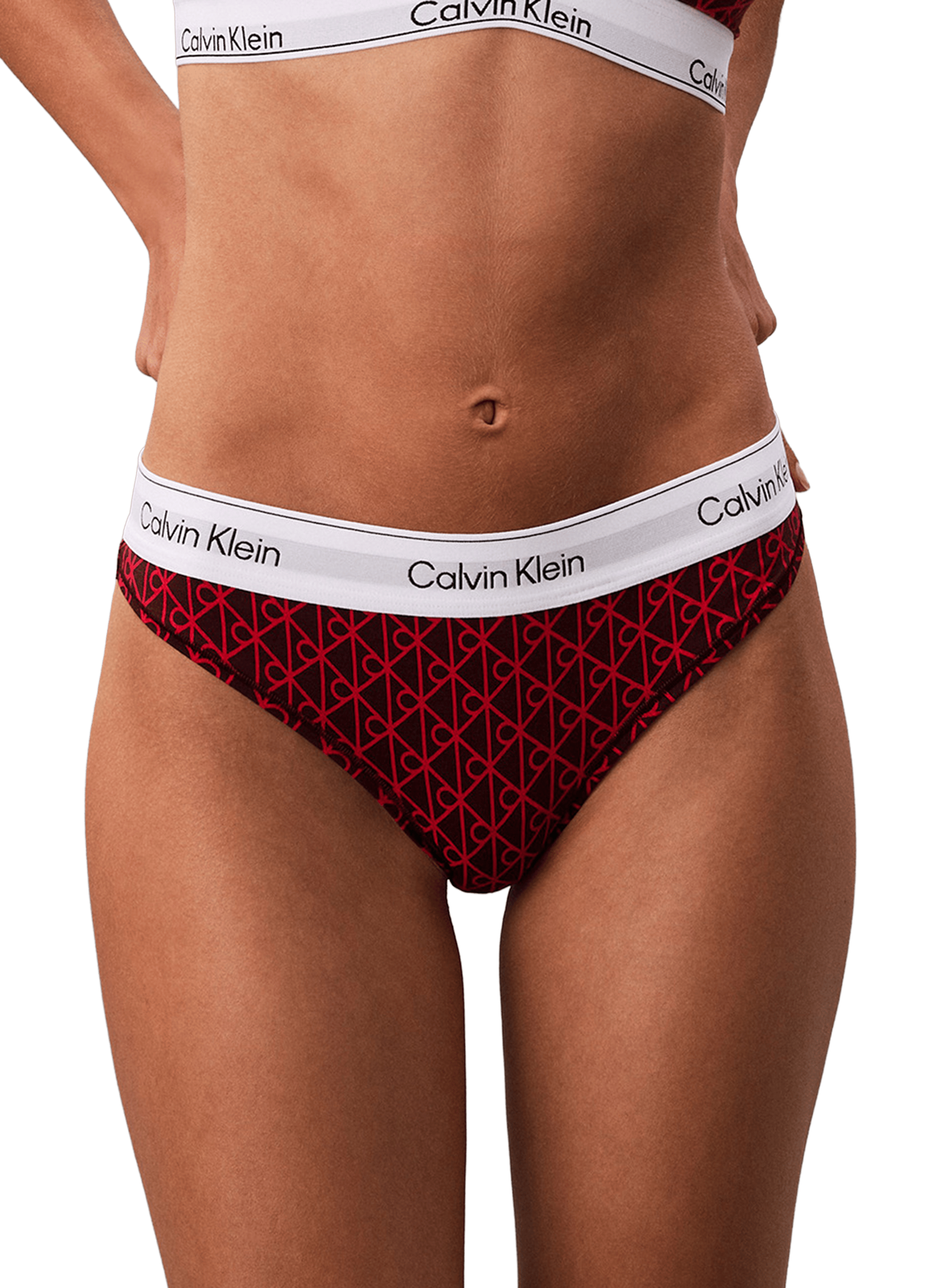 String à motif CALVIN KLEIN Rouge