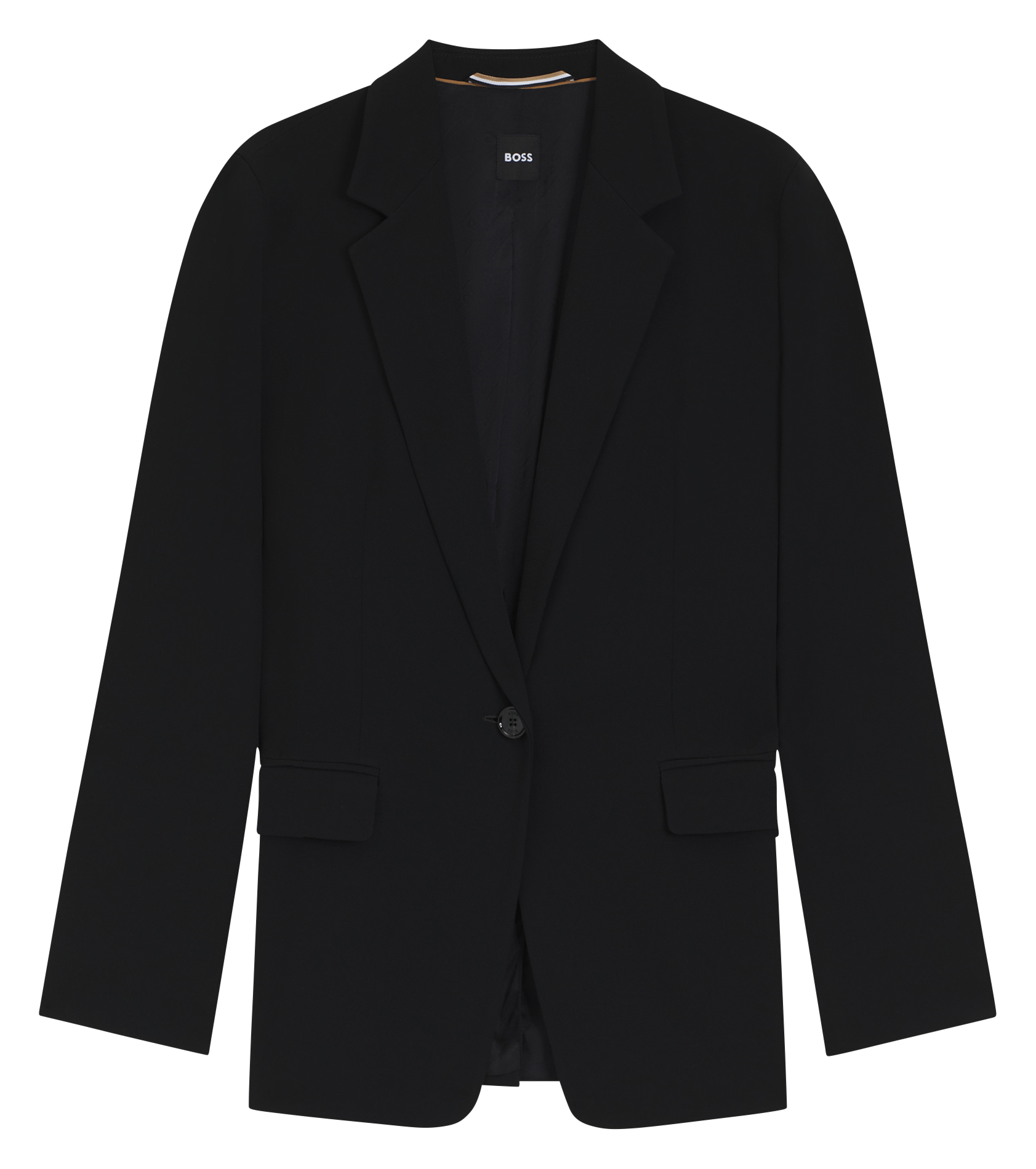 Veste de tailleur ajustée BOSS Noir