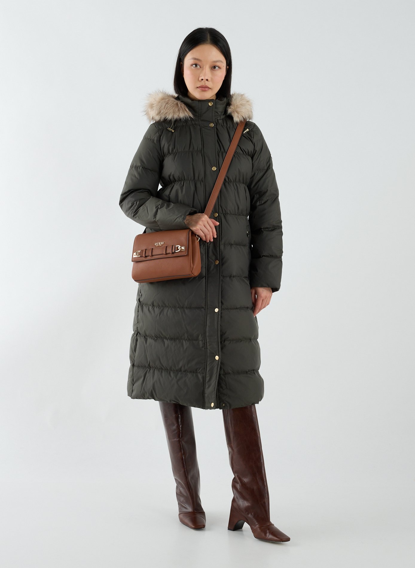 Sac à bandoulière GUESS Marron