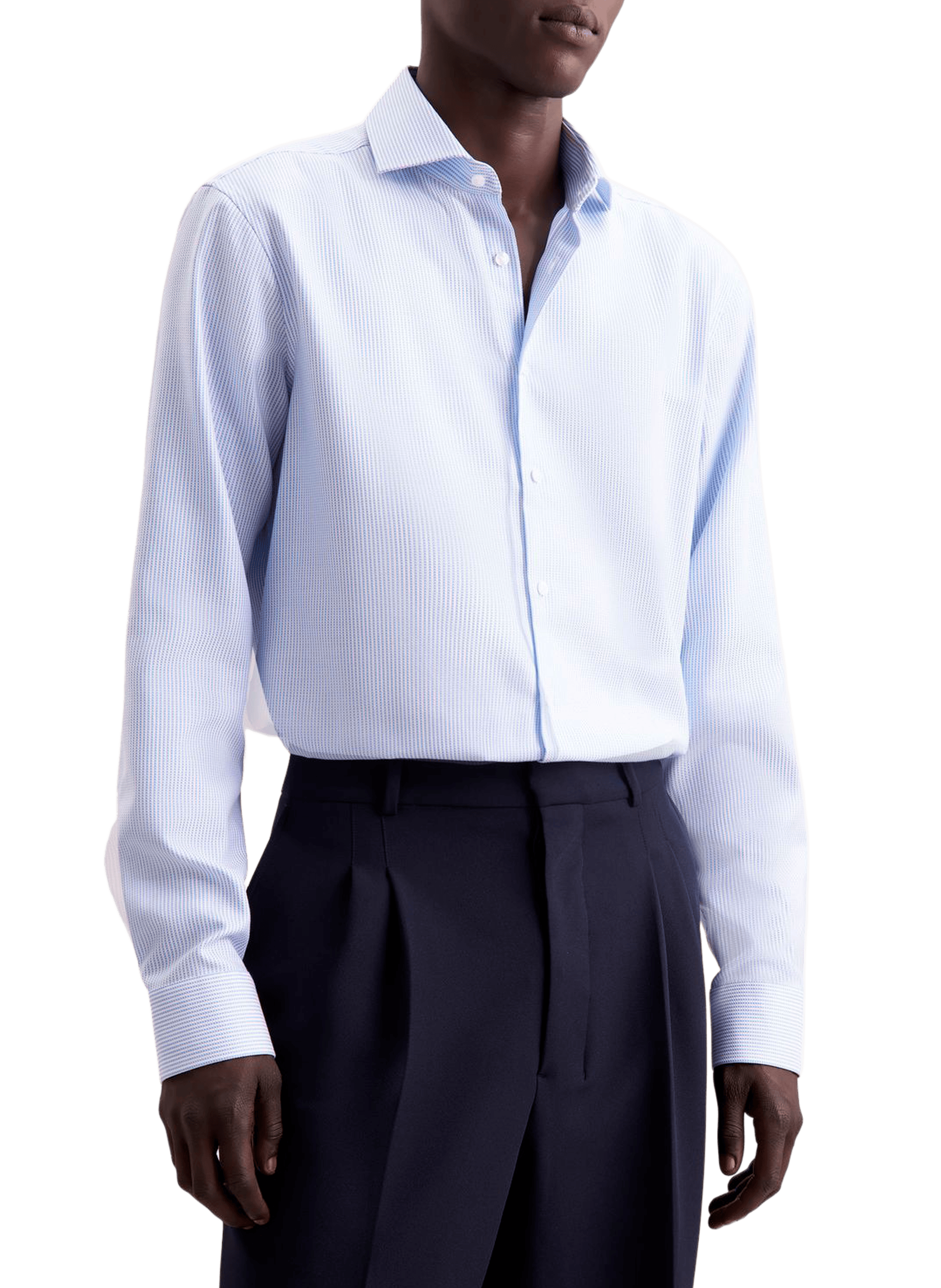 SEIDENSTICKER Chemise en coton Bleu