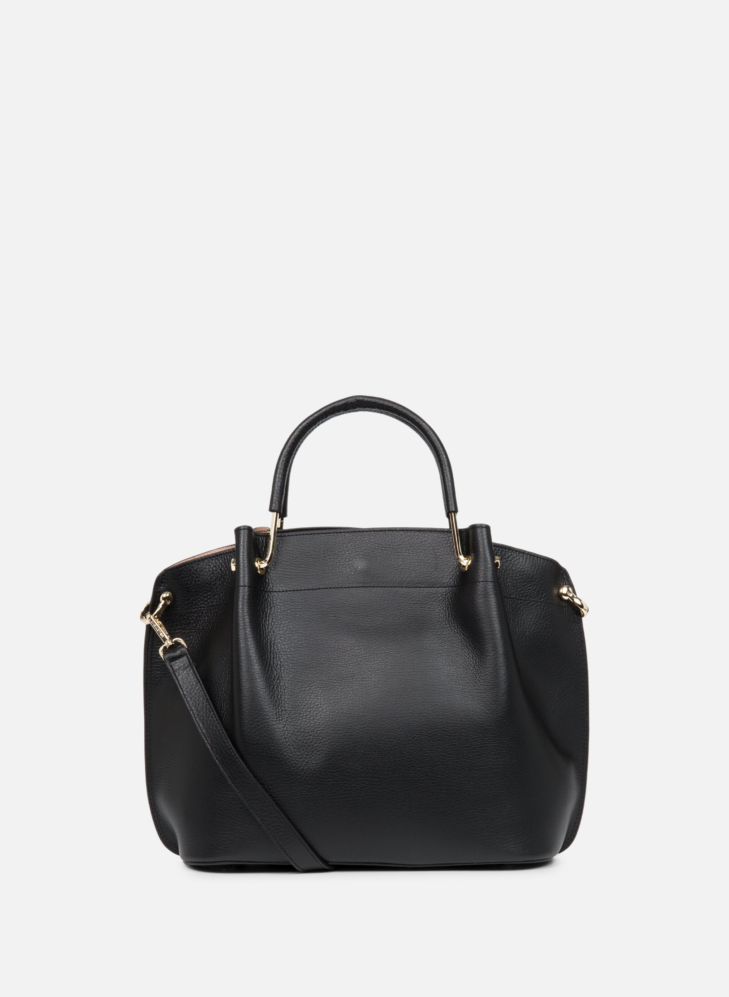 Large handbag - Foulonné Double Black