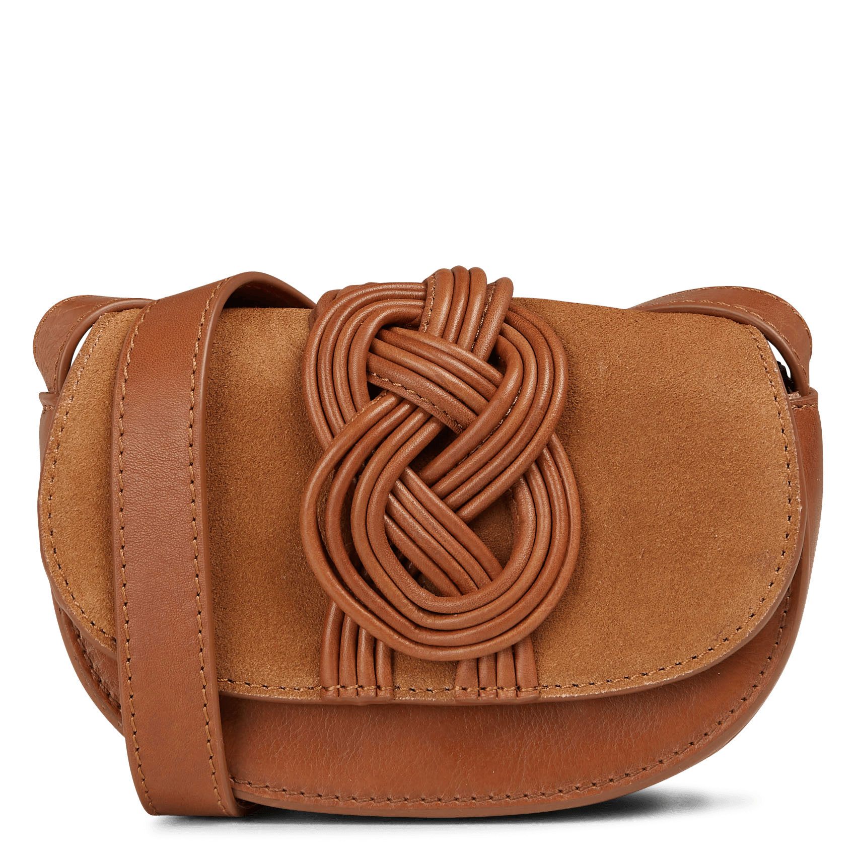 Sac bandoulière en cuir marius mini MAISON 123 Beige