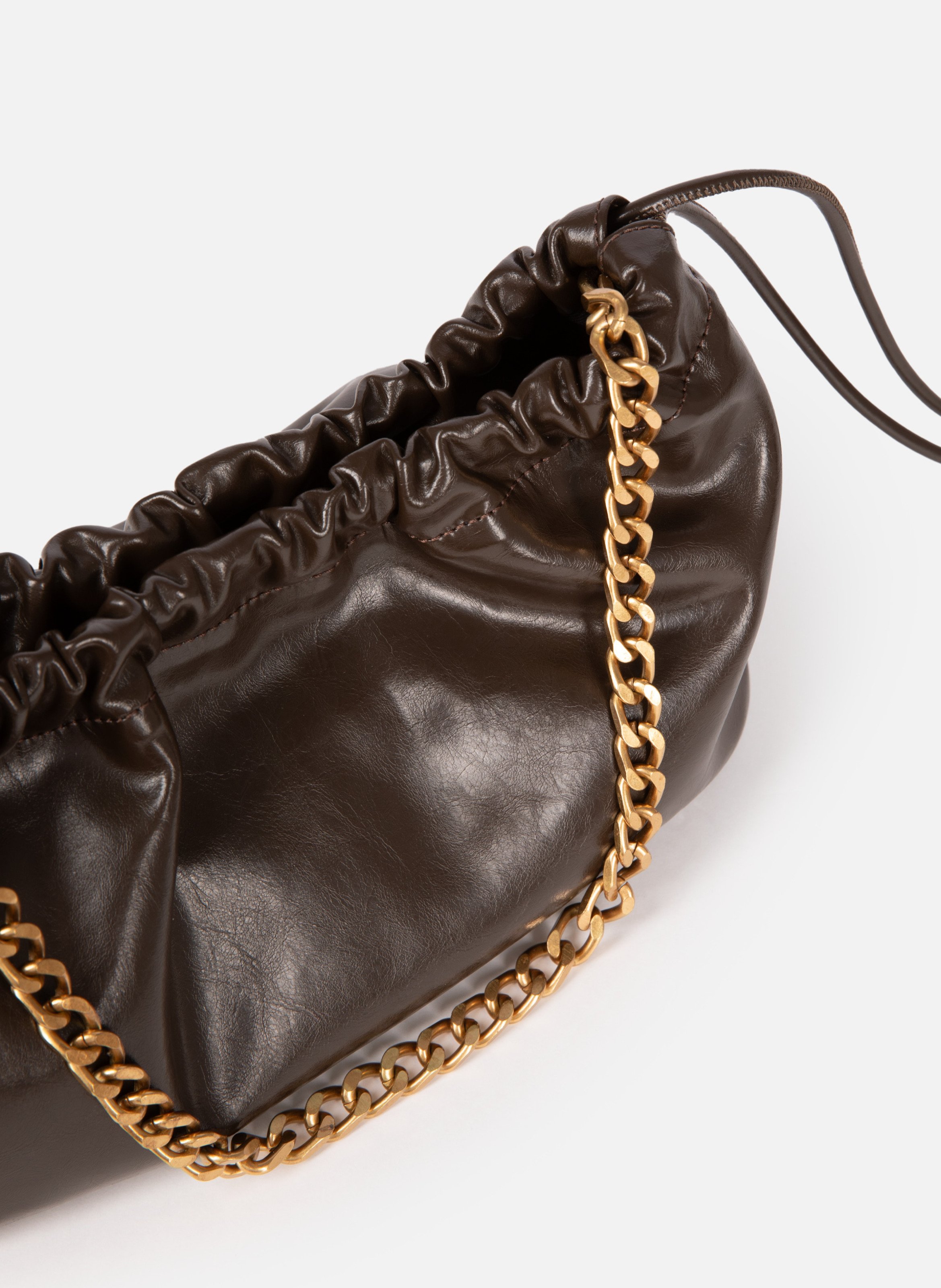 Sac taylor en cuir recyclé THE KOOPLES Marron