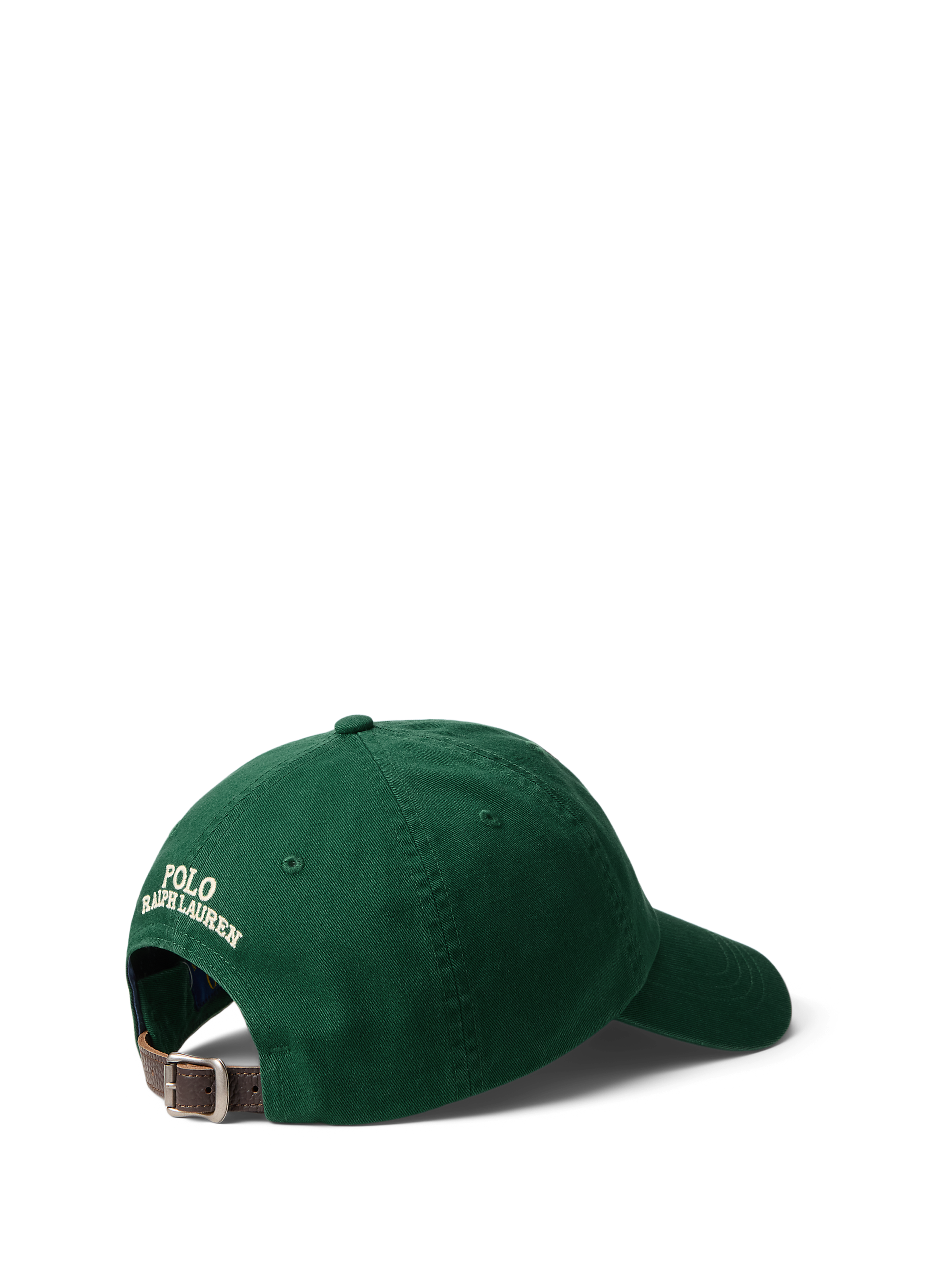 Embroidered cotton baseball cap POLO RALPH LAUREN Green