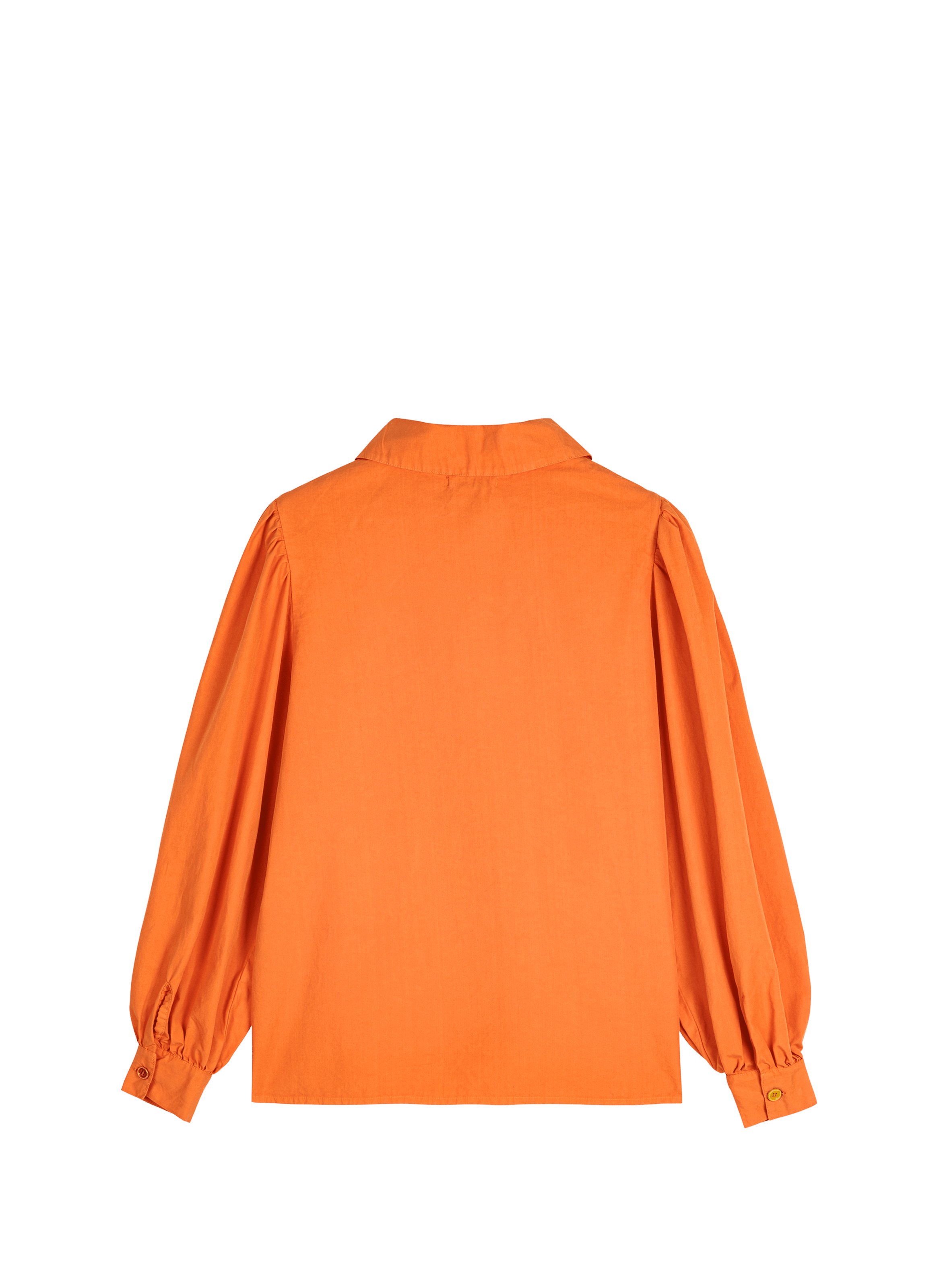 Chemise droite à col américain en coton BOBO CHOSES Orange