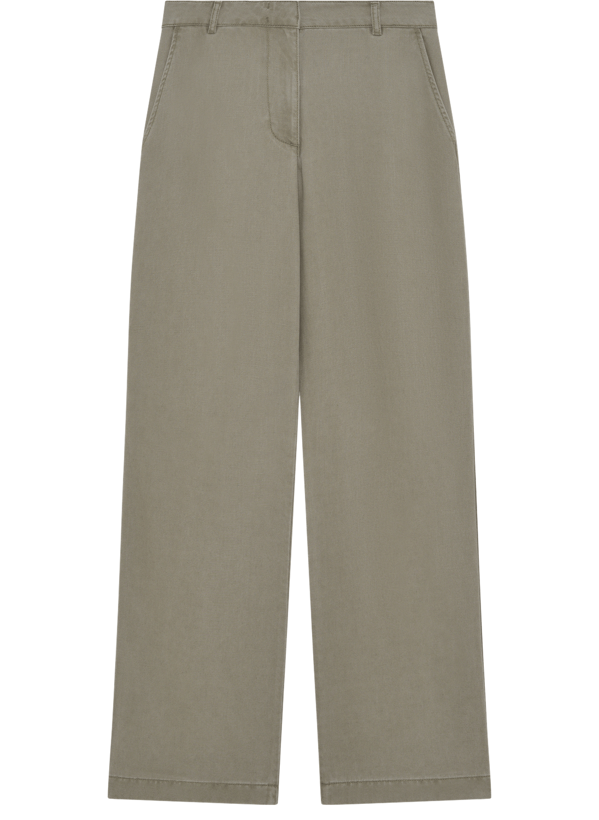 Pantalon fluide en lyocell et lin - bryana PABLO Vert