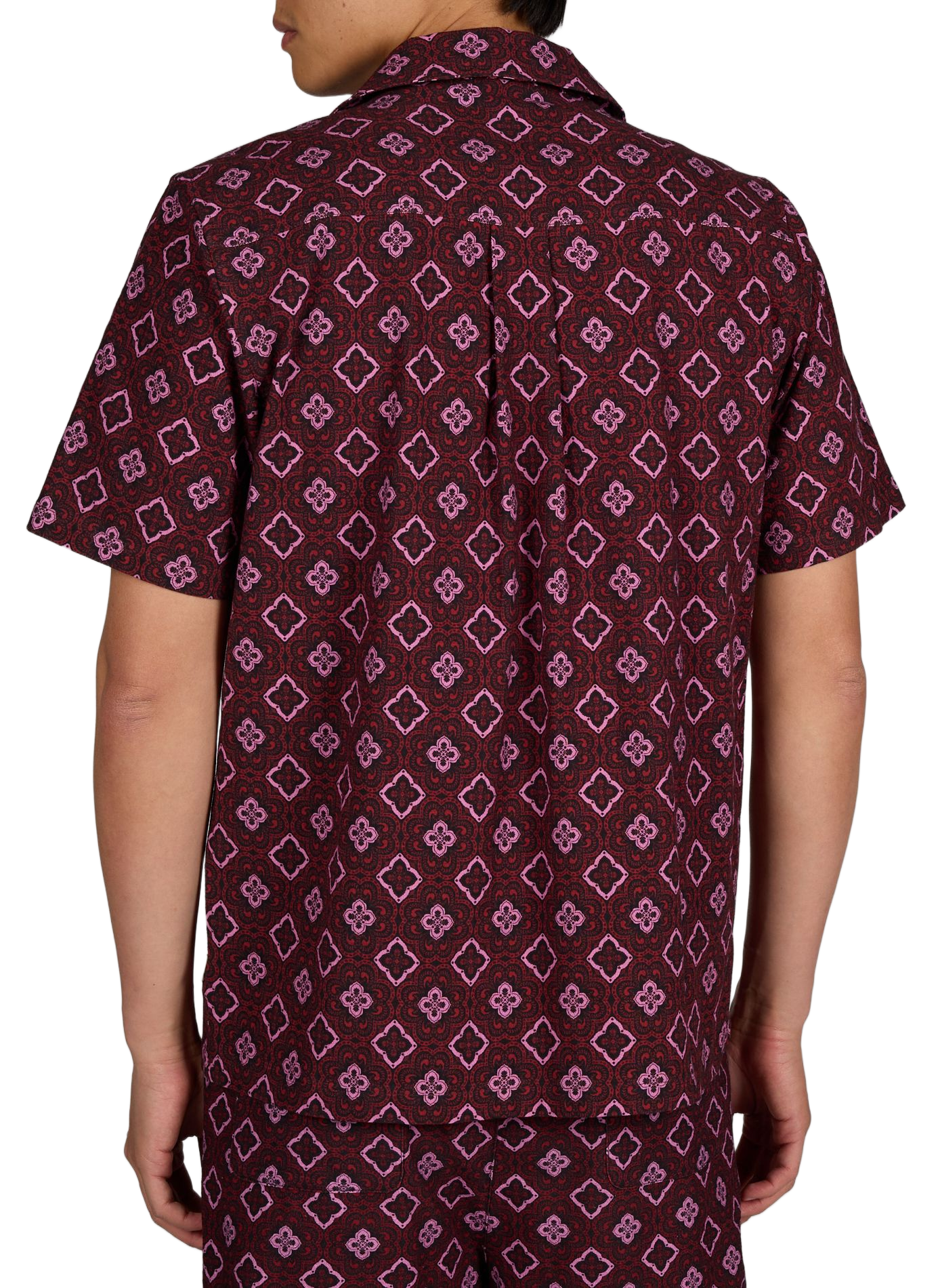 Chemise à motif Lukas Arabesque LES DEUX Rouge