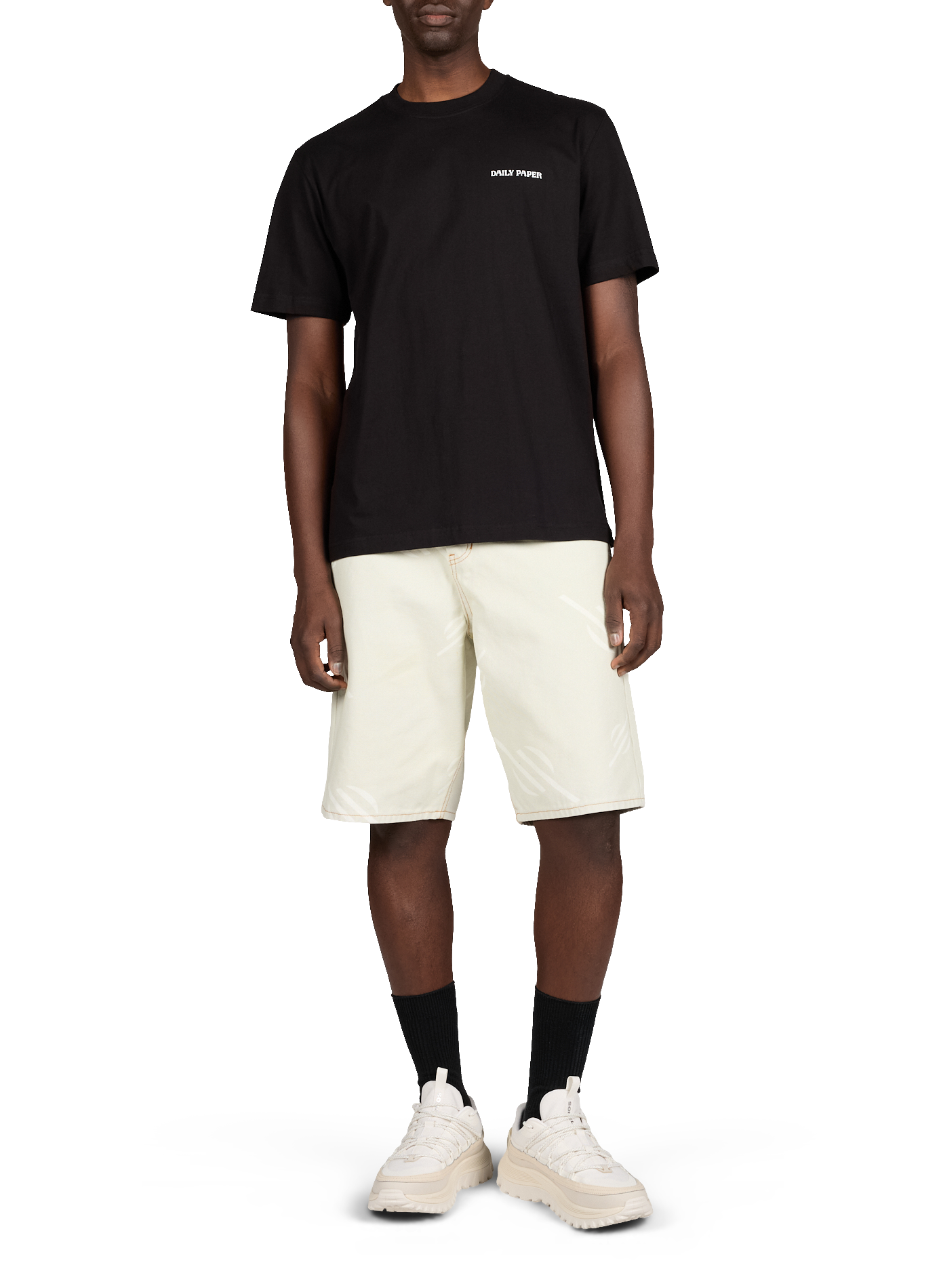 Straight cotton shorts DAILY PAPER White