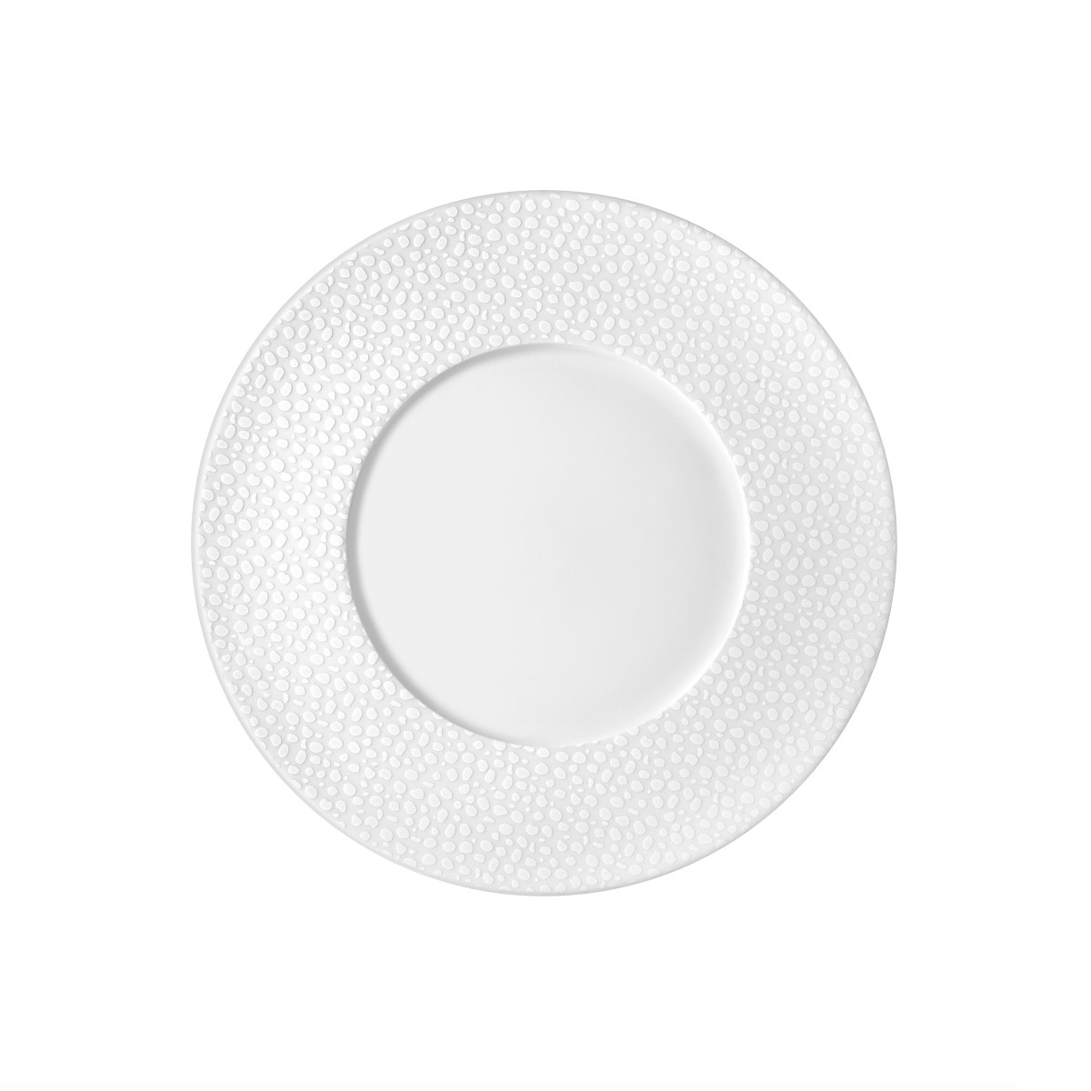 Baghera - assiette dessert 23 cm (lot de 6) MEDARD DE NOBLAT Blanc