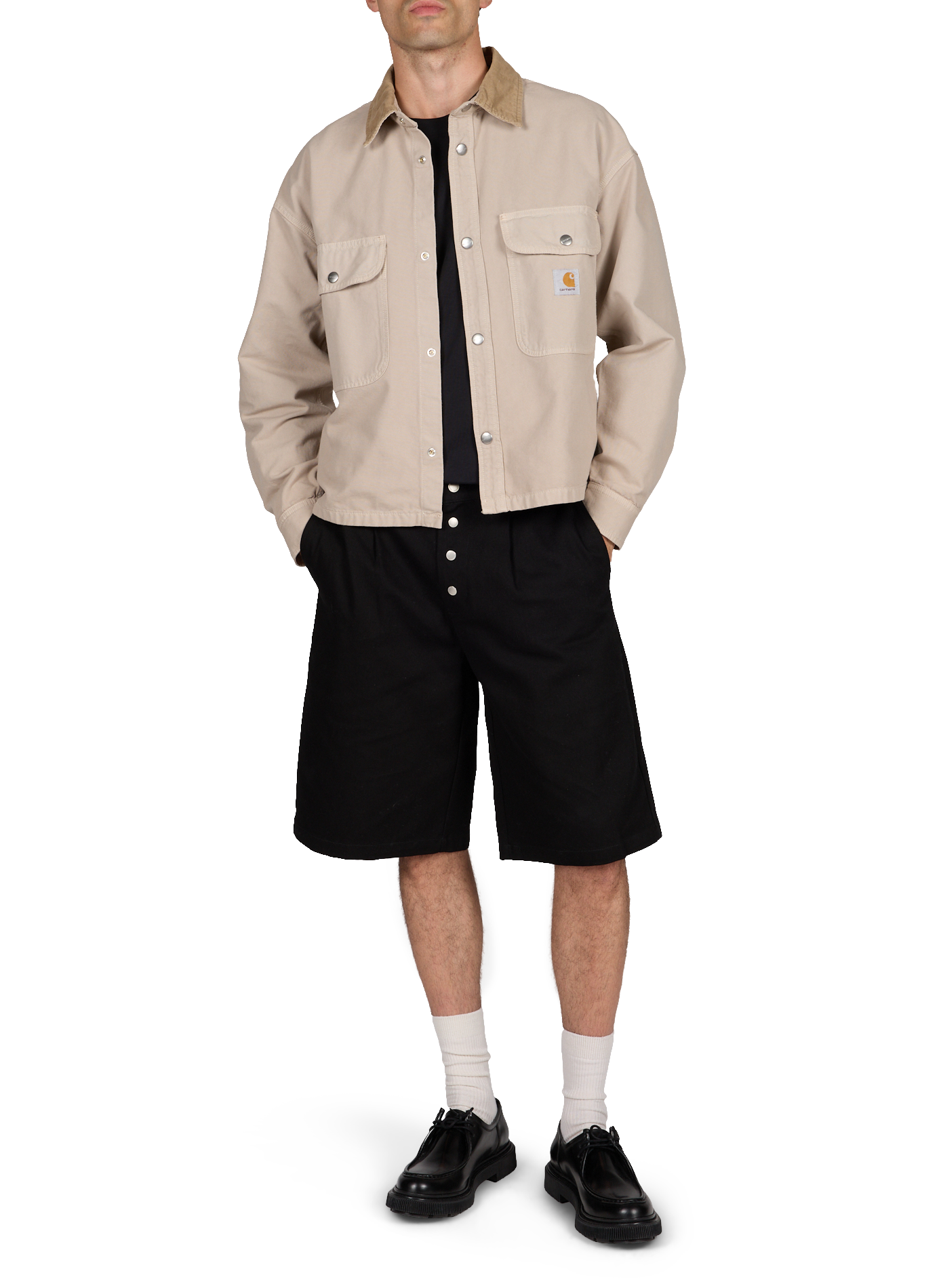 Prescott cotton overshirt CARHARTT WIP Beige
