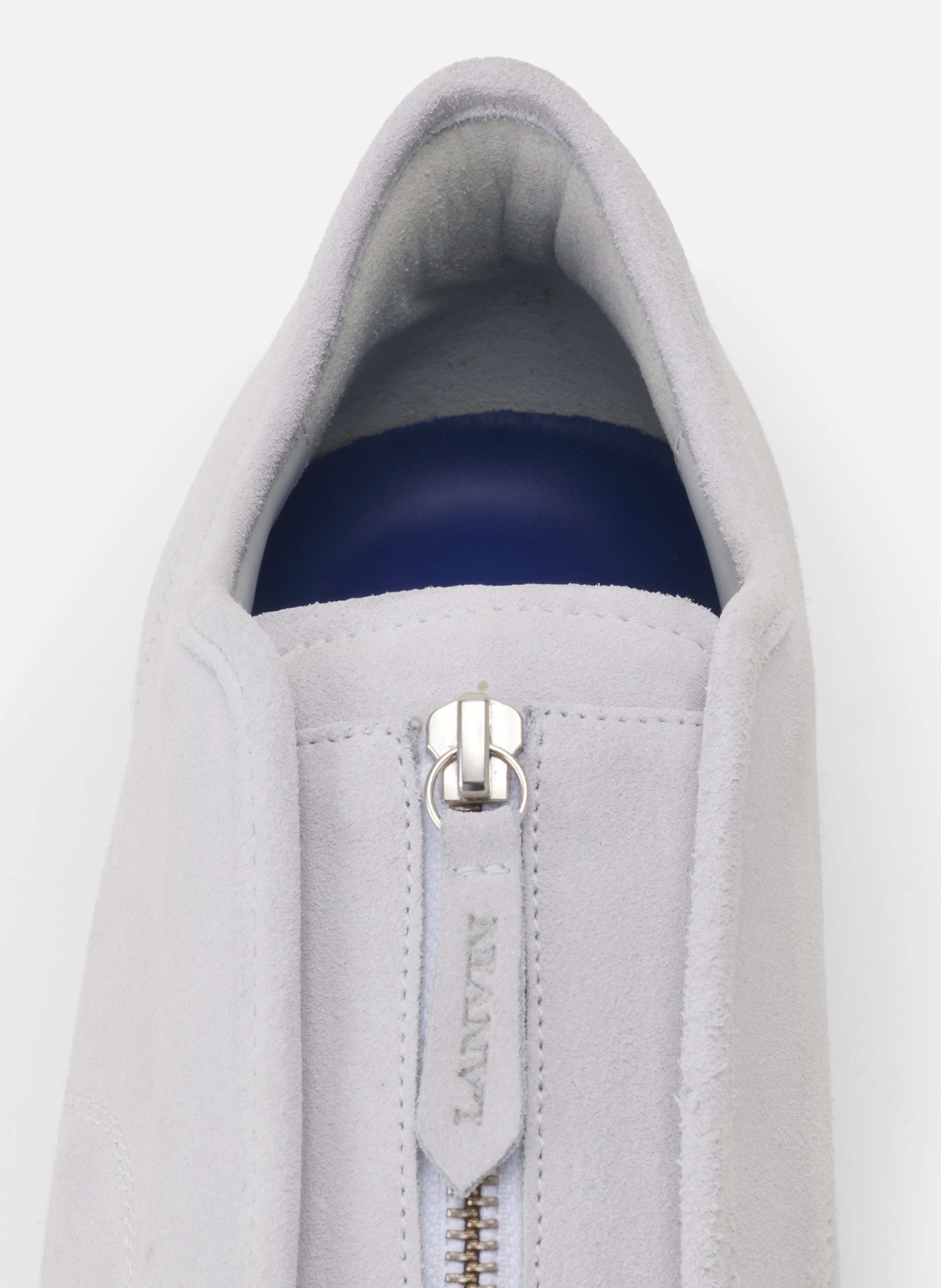 Sneakers dbb1 zip en suede LANVIN Blanc