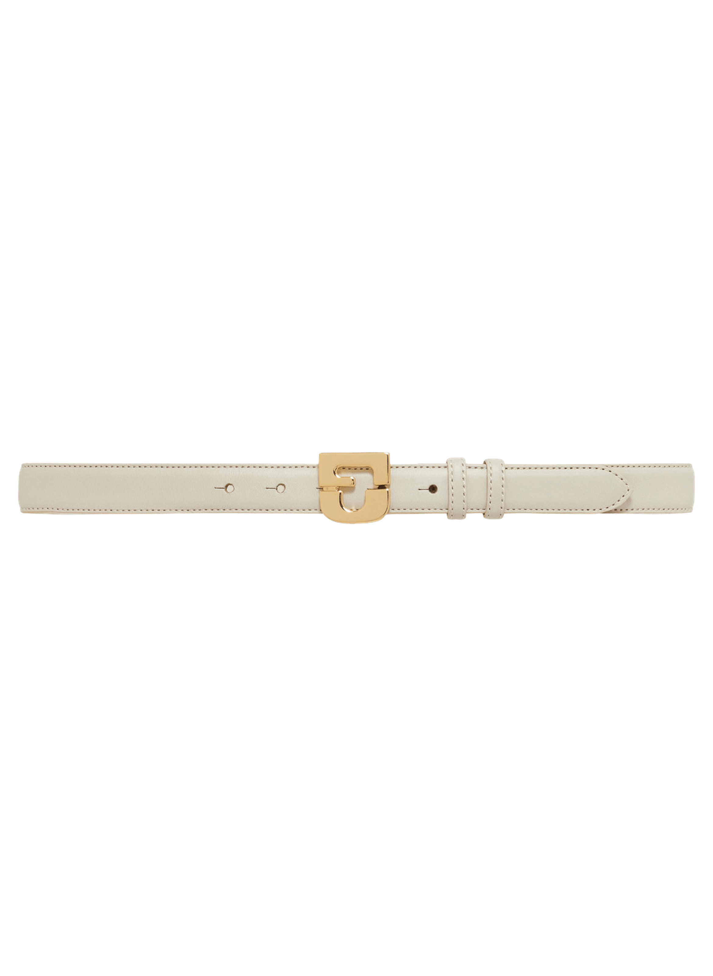 Ceinture signature en cuir - lauren GERARD DAREL Beige
