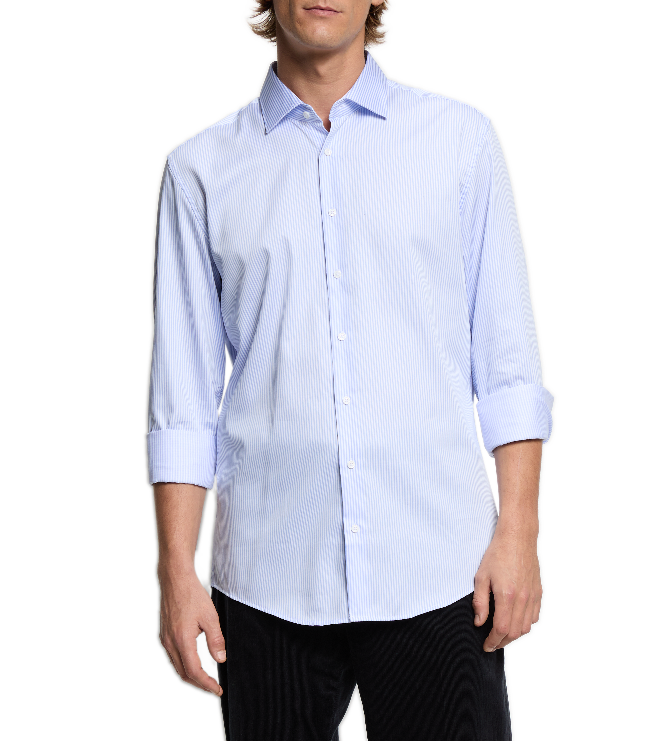 Non-iron shirt SEIDENSTICKER Blue