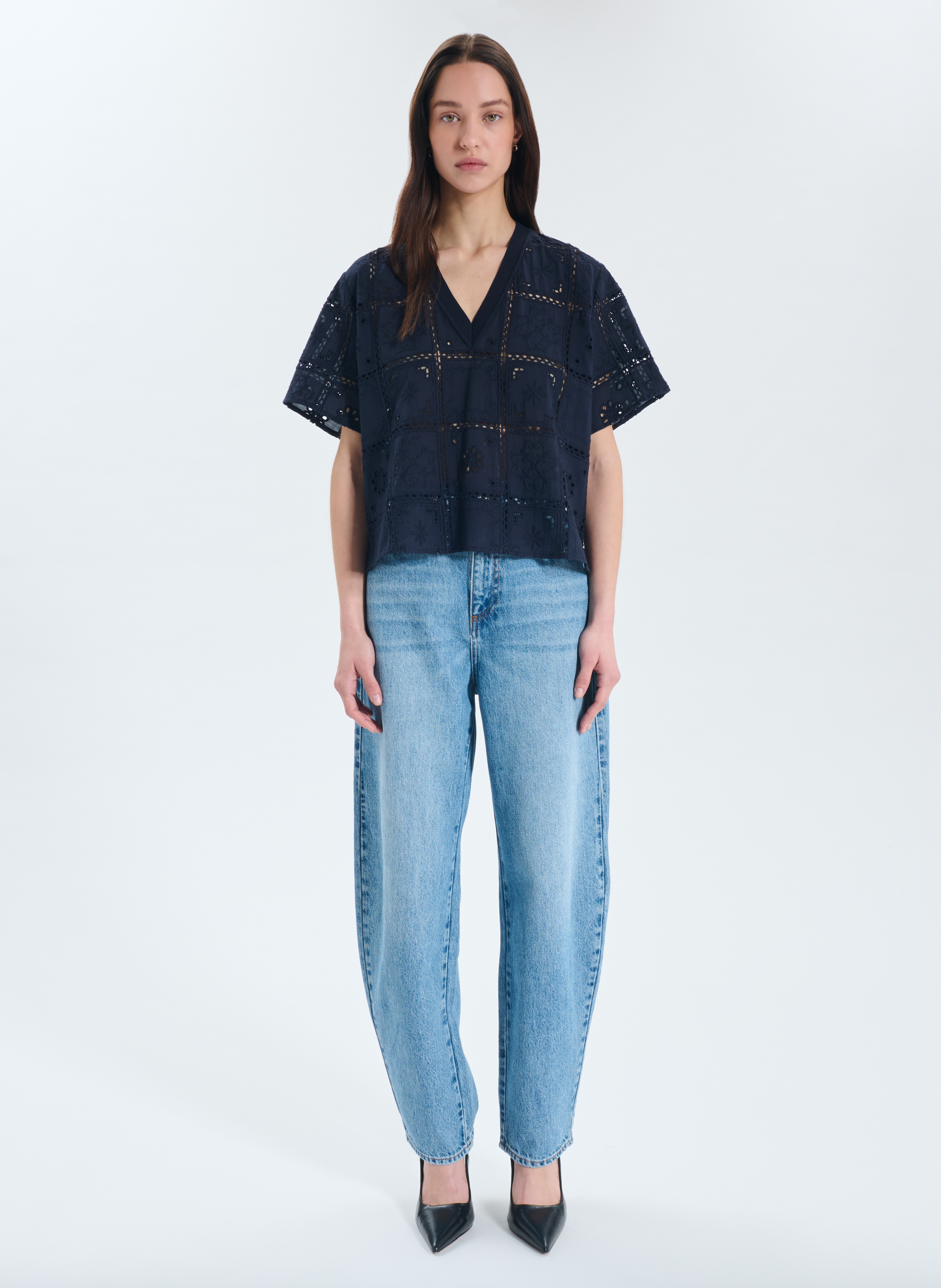 Top  tristan ZAPA Bleu
