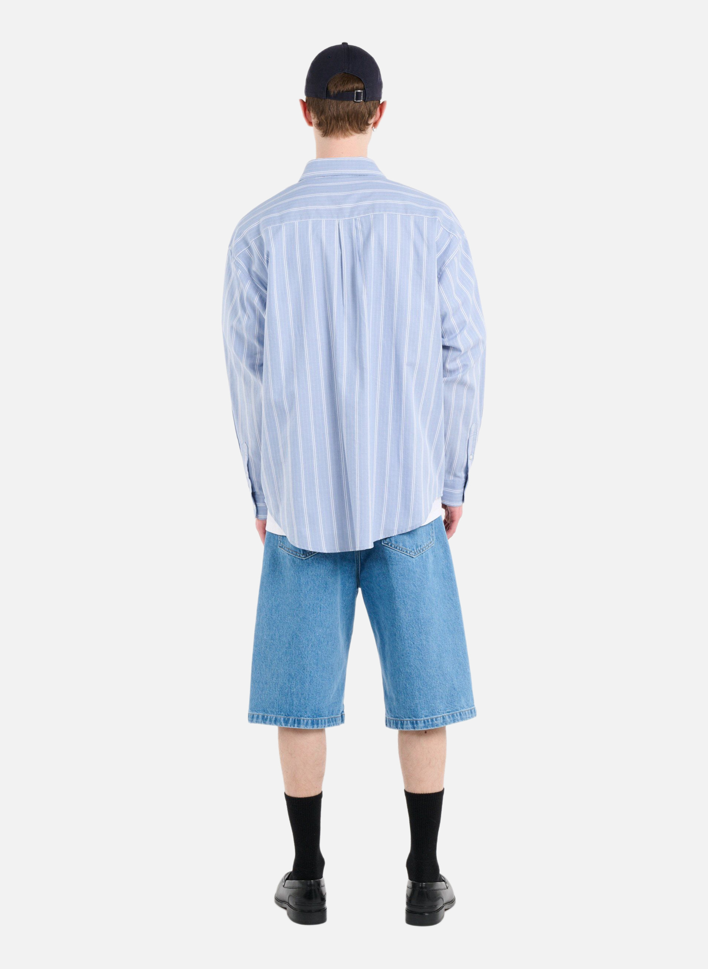Chemise l/s beale shirt CARHARTT WIP Bleu