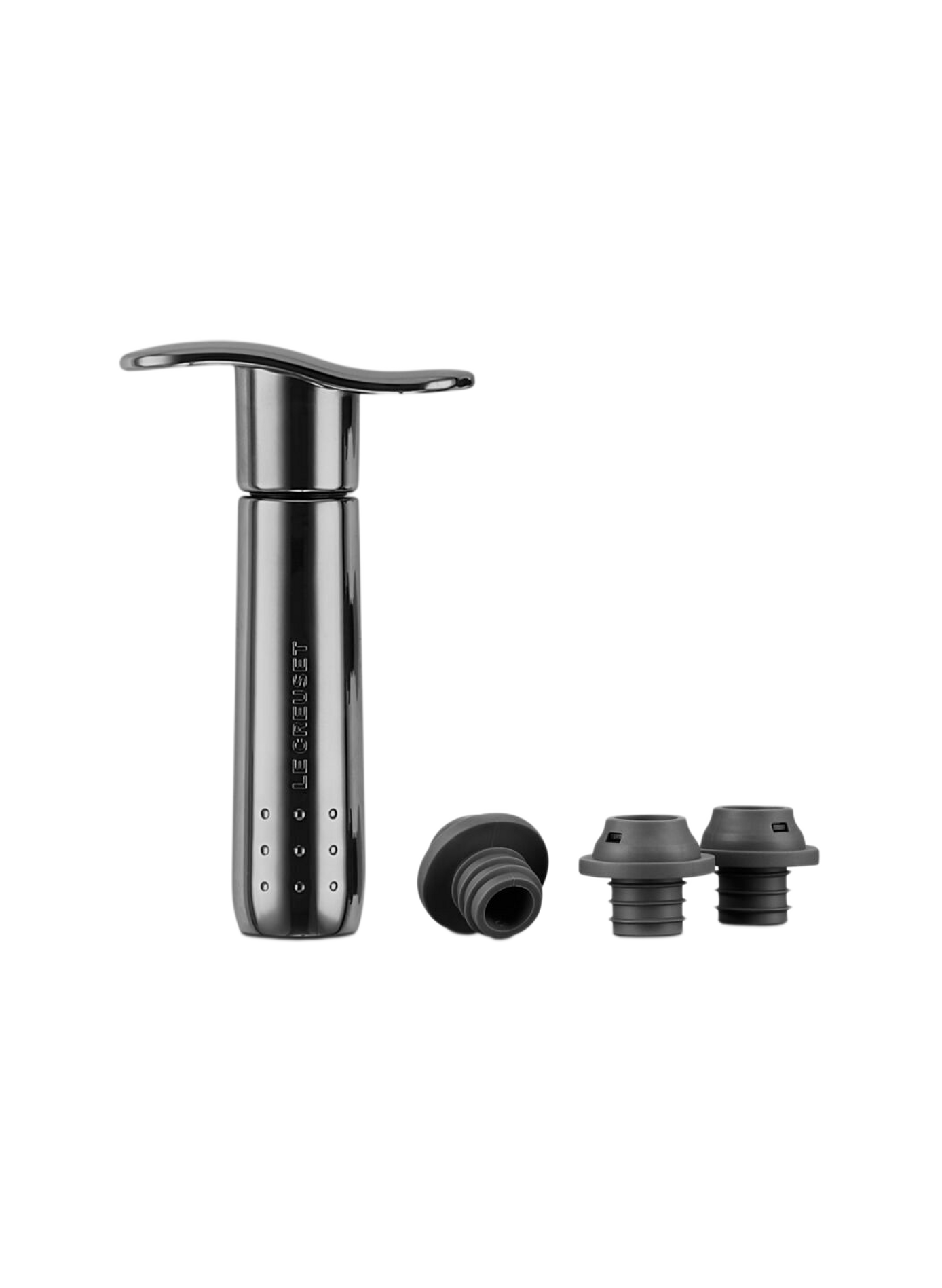 Weinpumpe WA-137 mit 3 Metallverschlüssen LE CREUSET Schwarz