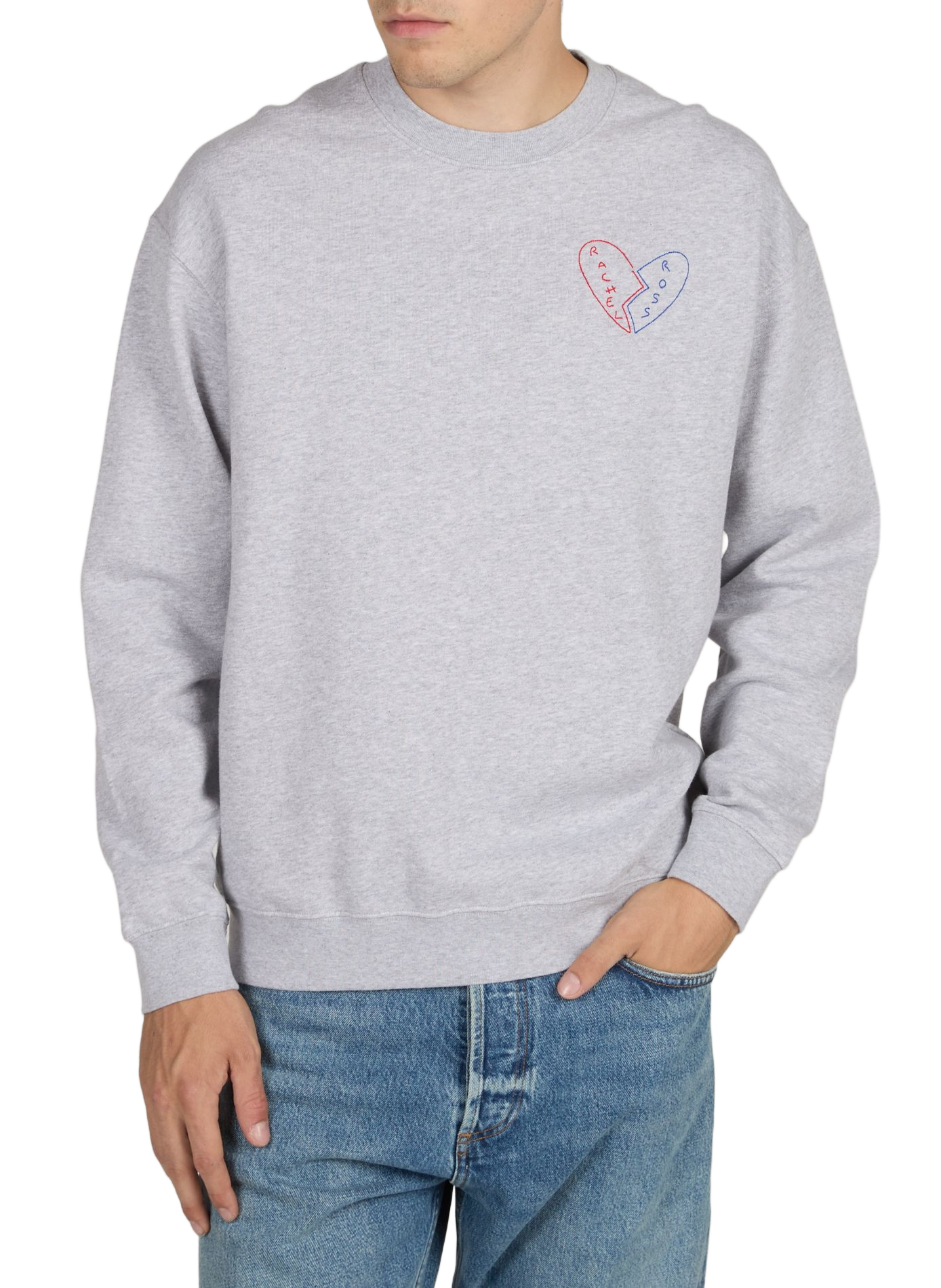 Oversized sweatshirt with embroidery MAISON LABICHE Grey