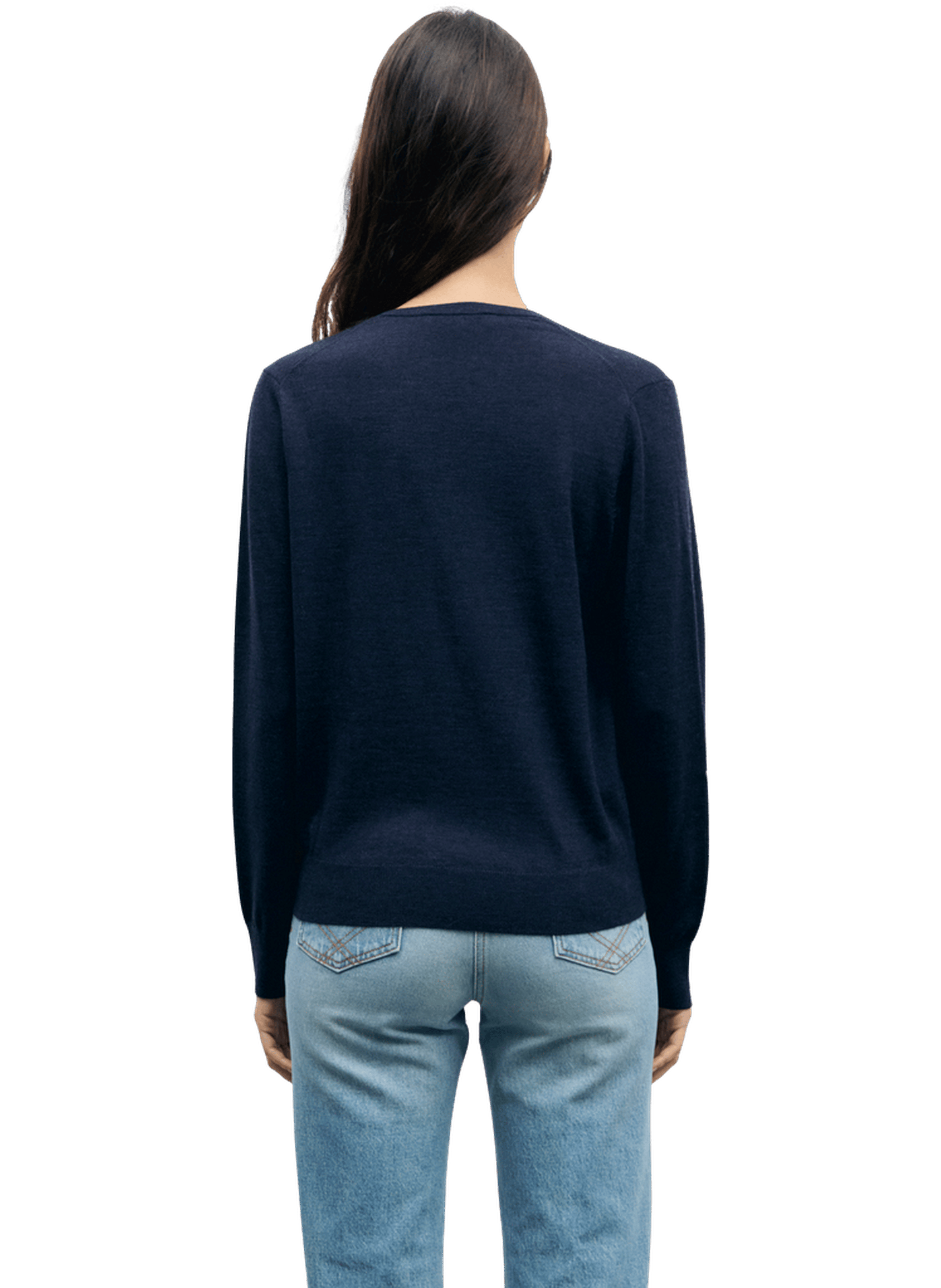 Pull v en laine fine - rachel GERARD DAREL Bleu