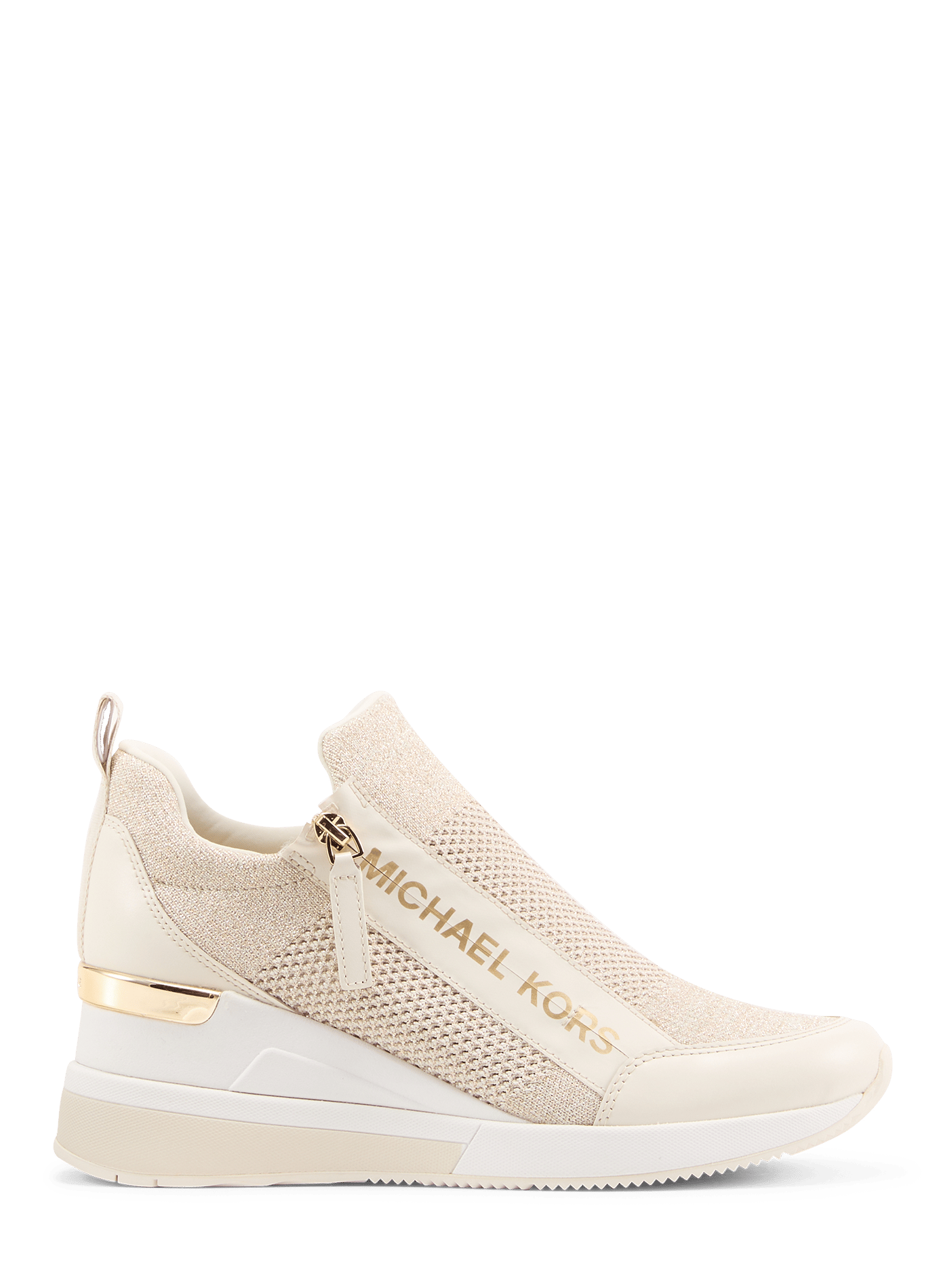 Baskets hautes compensées MICHAEL KORS Doré