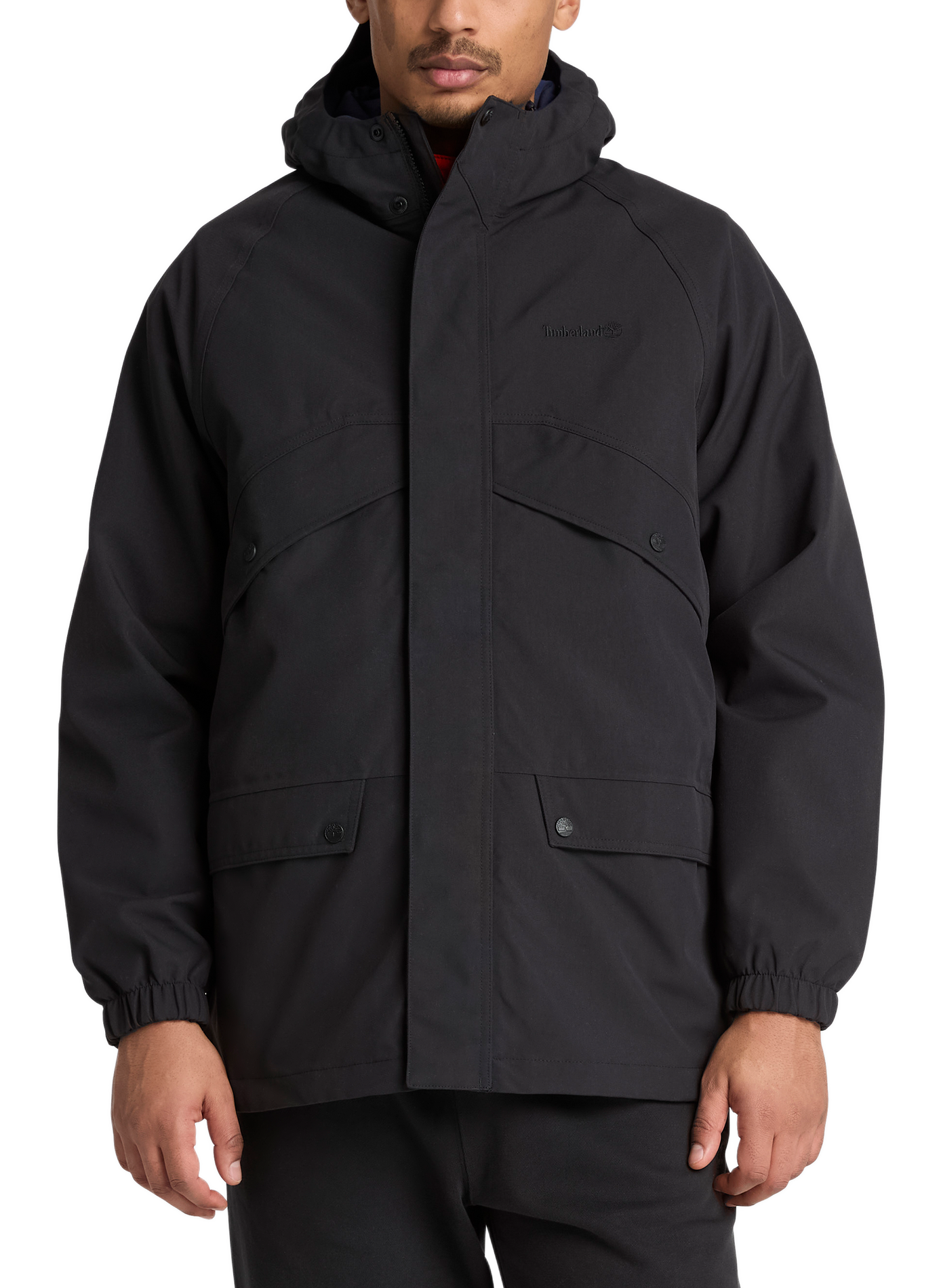 Rechte parka met capuchon TIMBERLAND Zwart