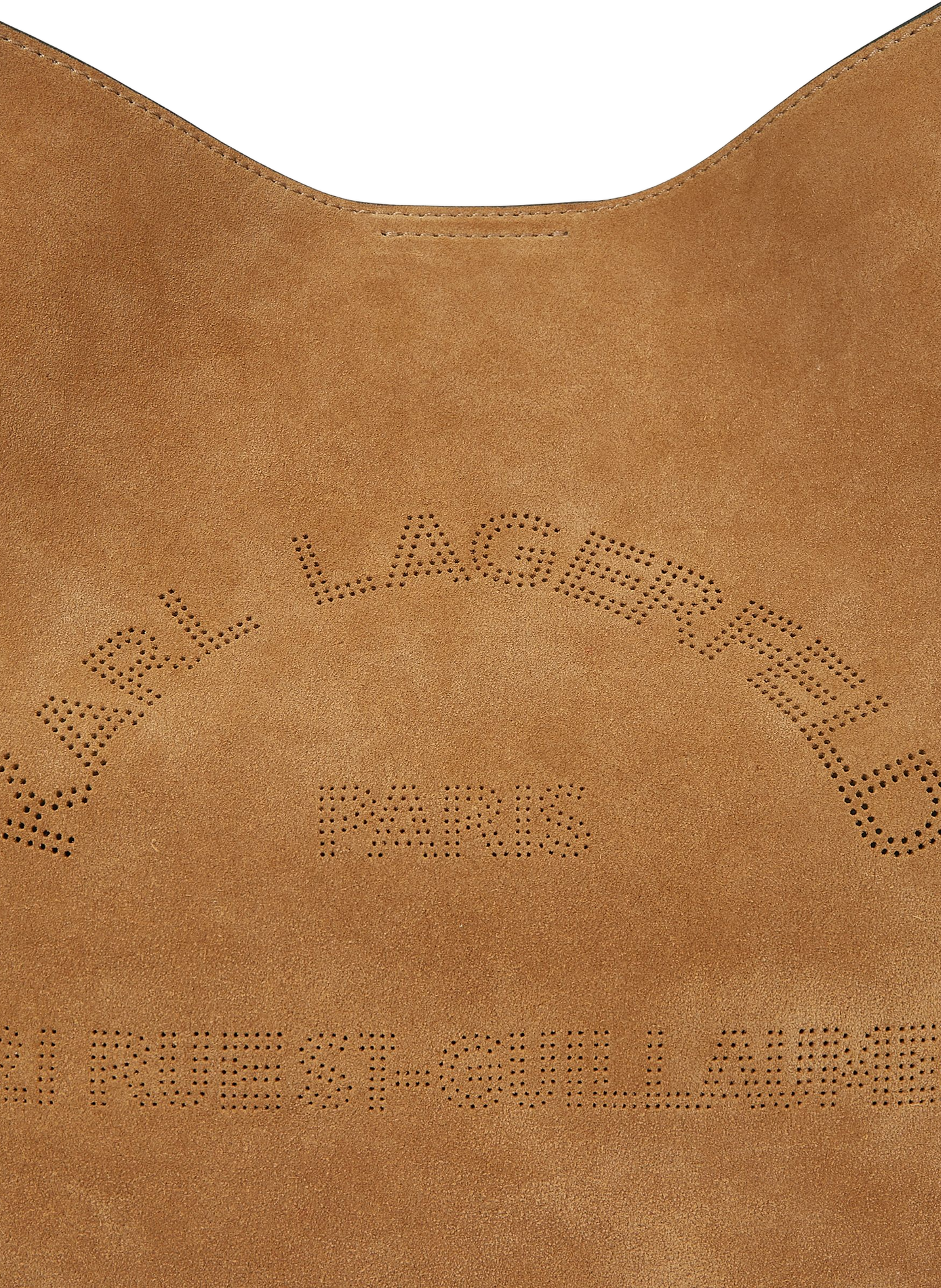 Tasche K/Daily aus Wildleder KARL LAGERFELD Braun